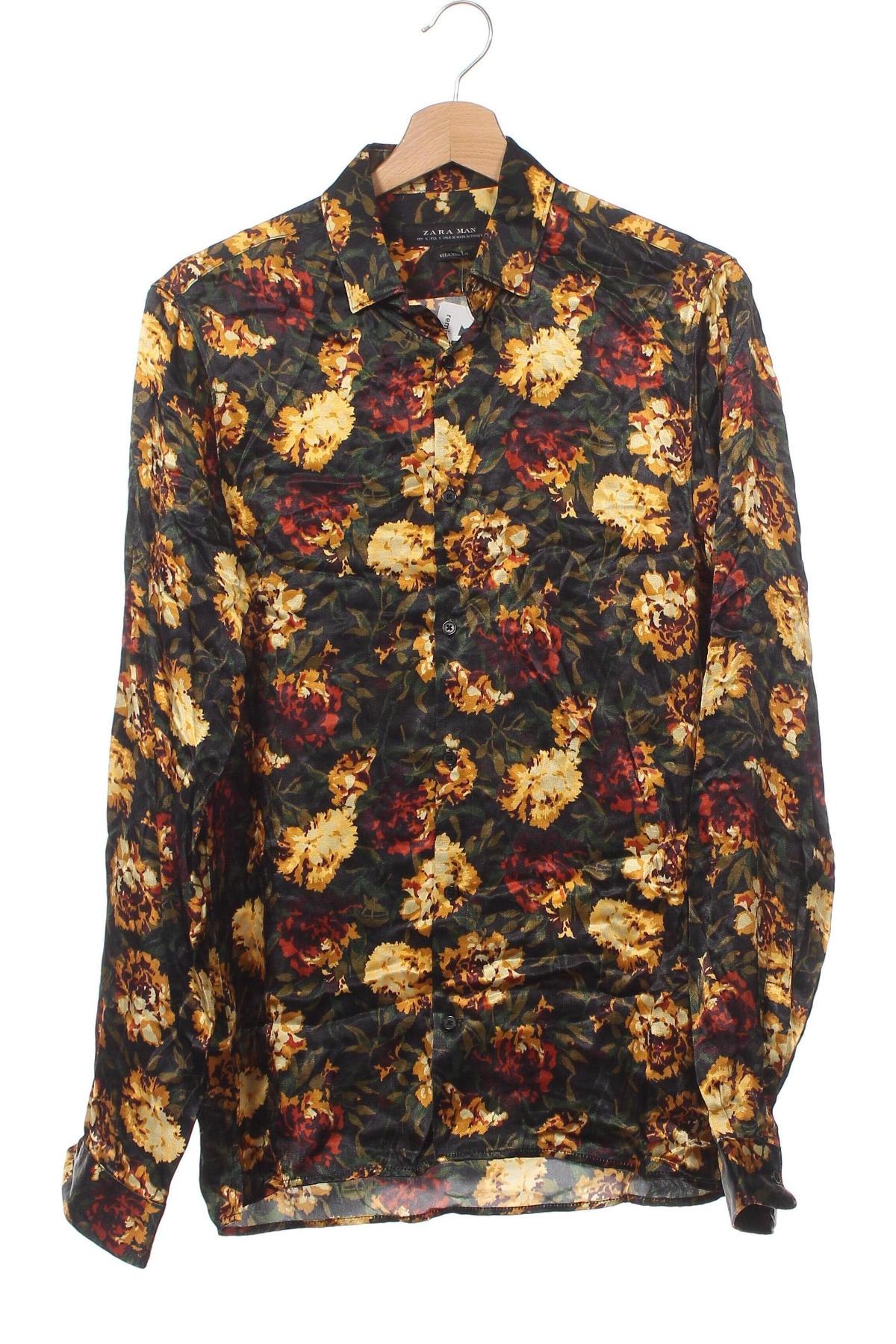 Ανδρικό πουκάμισο Zara Man, Μέγεθος S, Χρώμα Πολύχρωμο, Τιμή 17,94 €