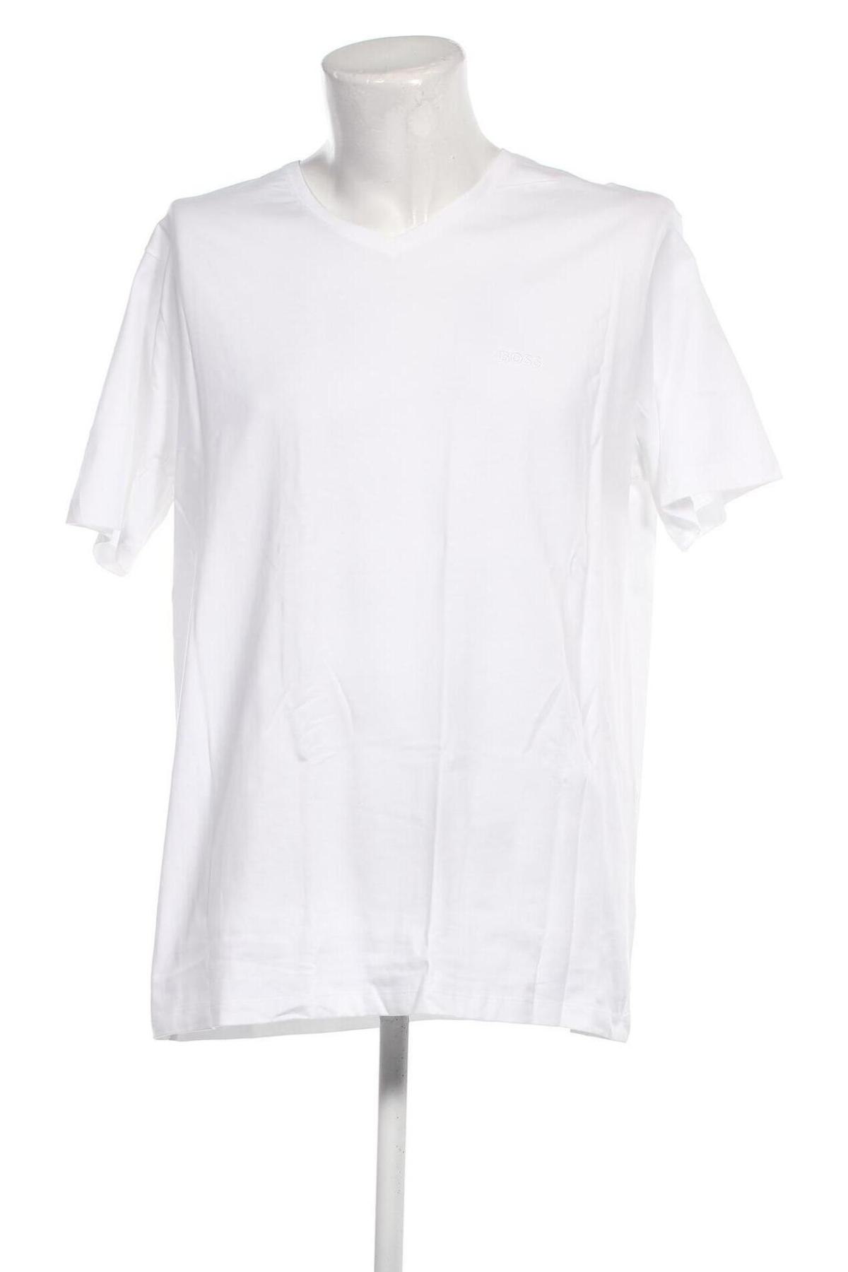 Męski T-shirt BOSS, Rozmiar XL, Kolor Biały, Cena 246,29 zł