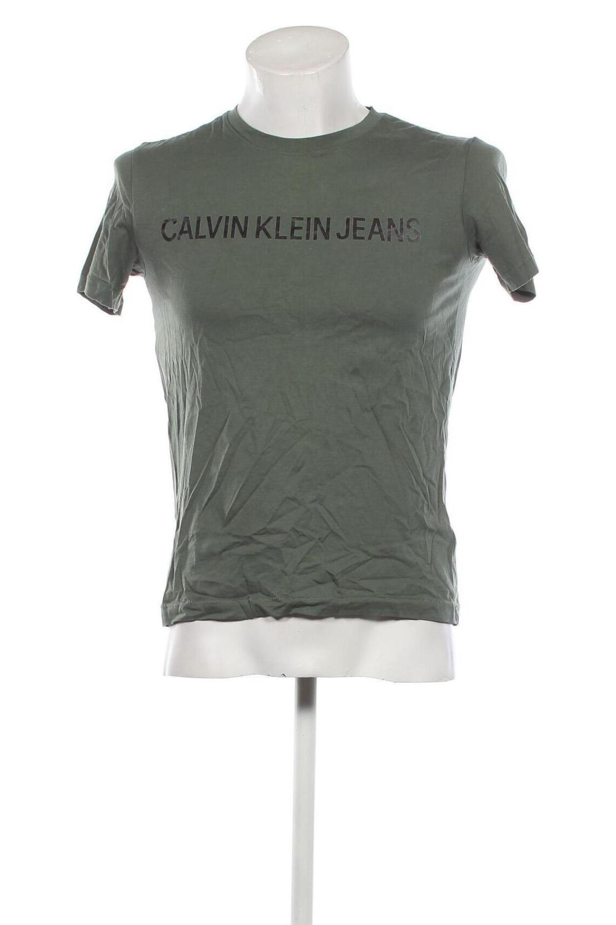 Męski T-shirt Calvin Klein Jeans, Rozmiar M, Kolor Zielony, Cena 181,25 zł