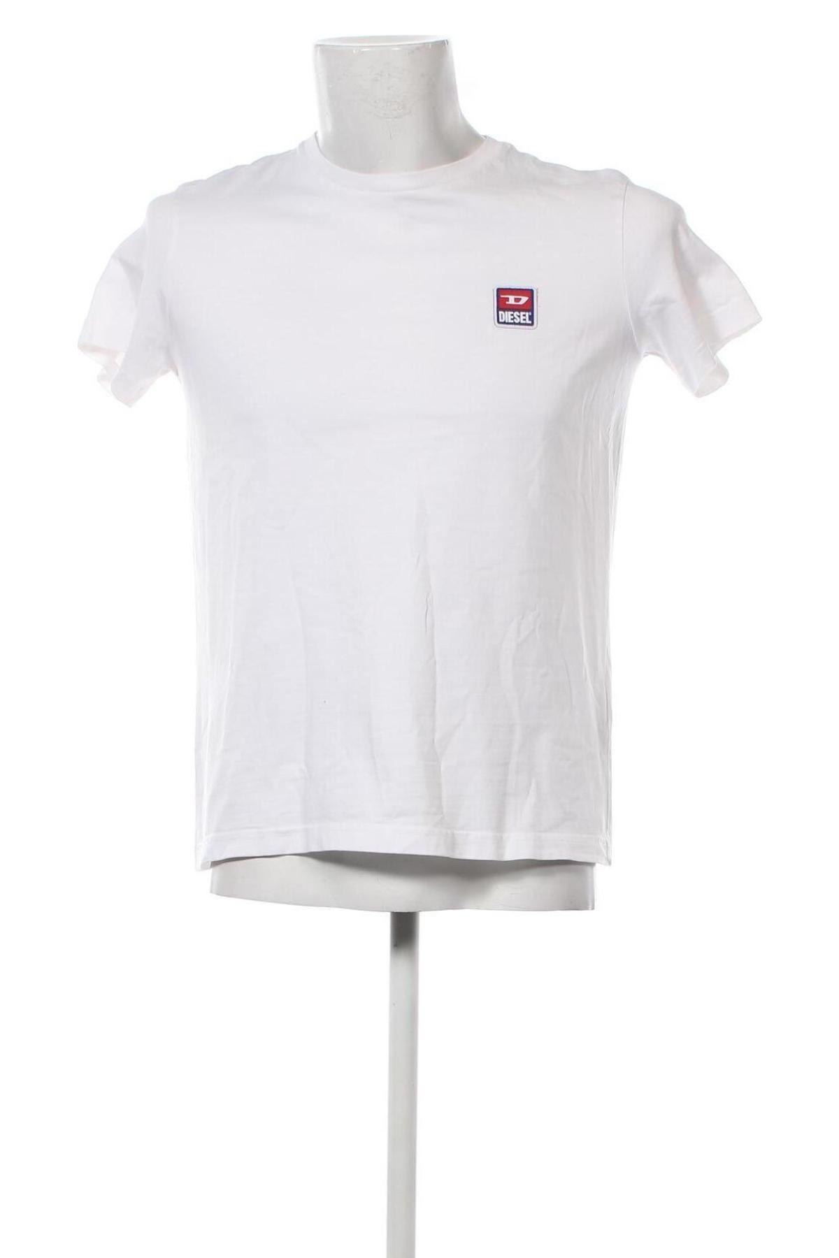 Herren T-Shirt Diesel, Größe M, Farbe Weiß, Preis 77,40 €