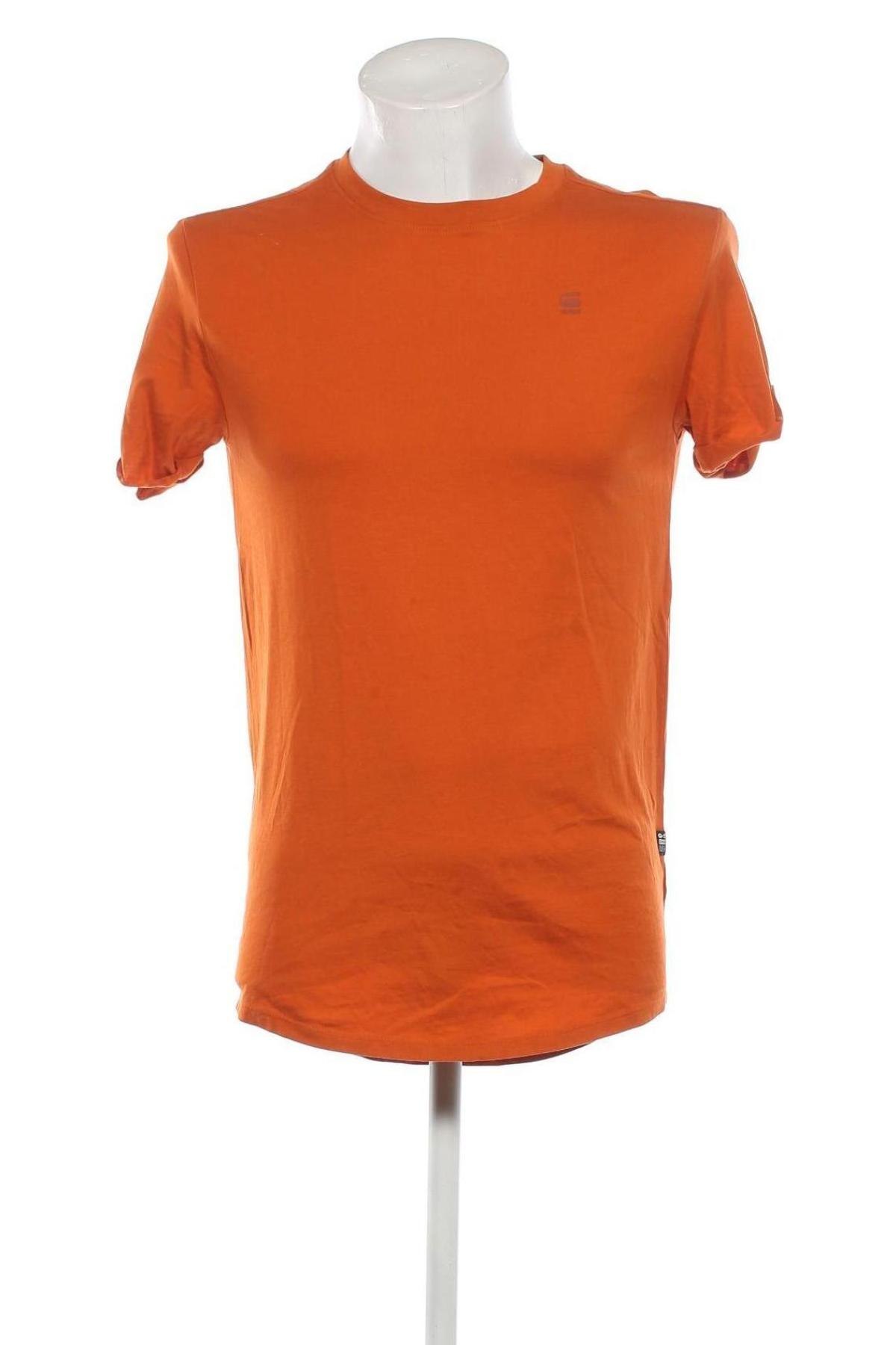 Męski T-shirt G-Star Raw, Rozmiar XS, Kolor Pomarańczowy, Cena 143,93 zł