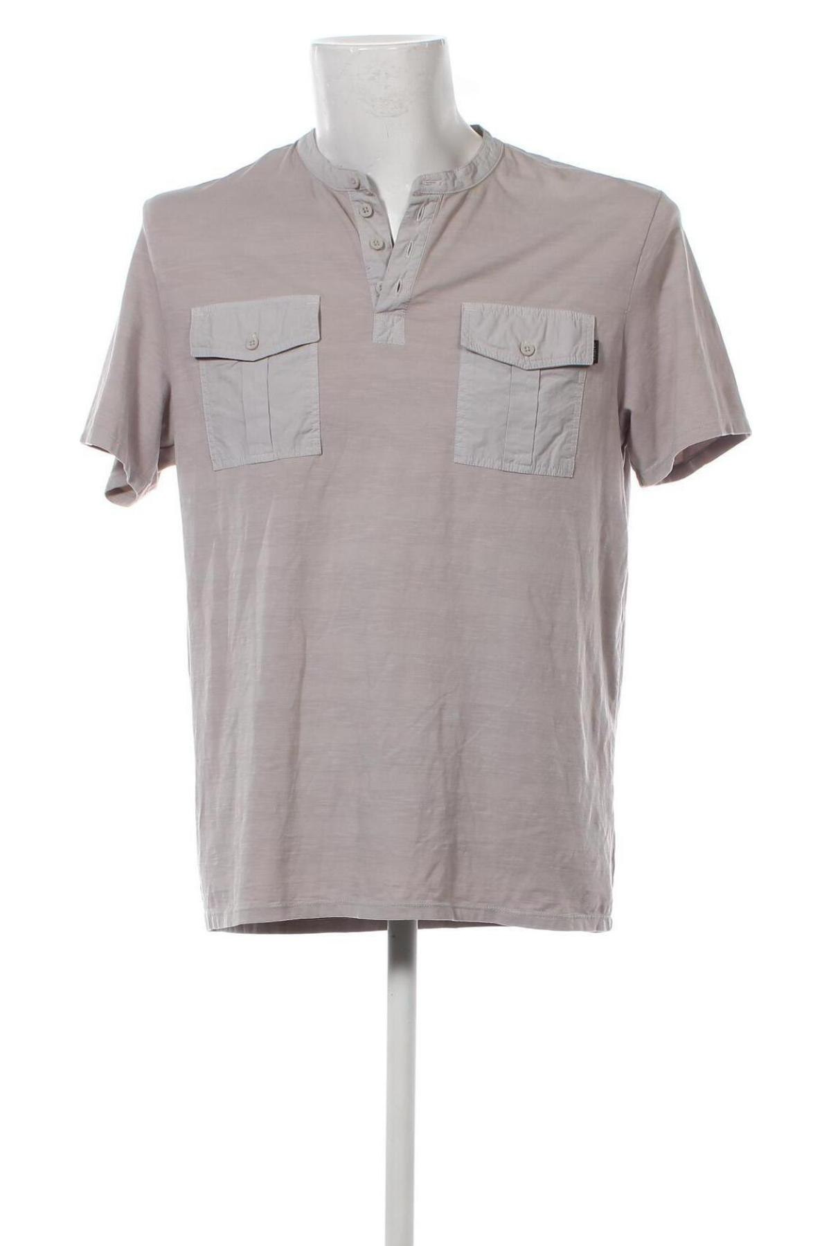 Ανδρικό t-shirt Guess, Μέγεθος XL, Χρώμα Γκρί, Τιμή 34,00 €