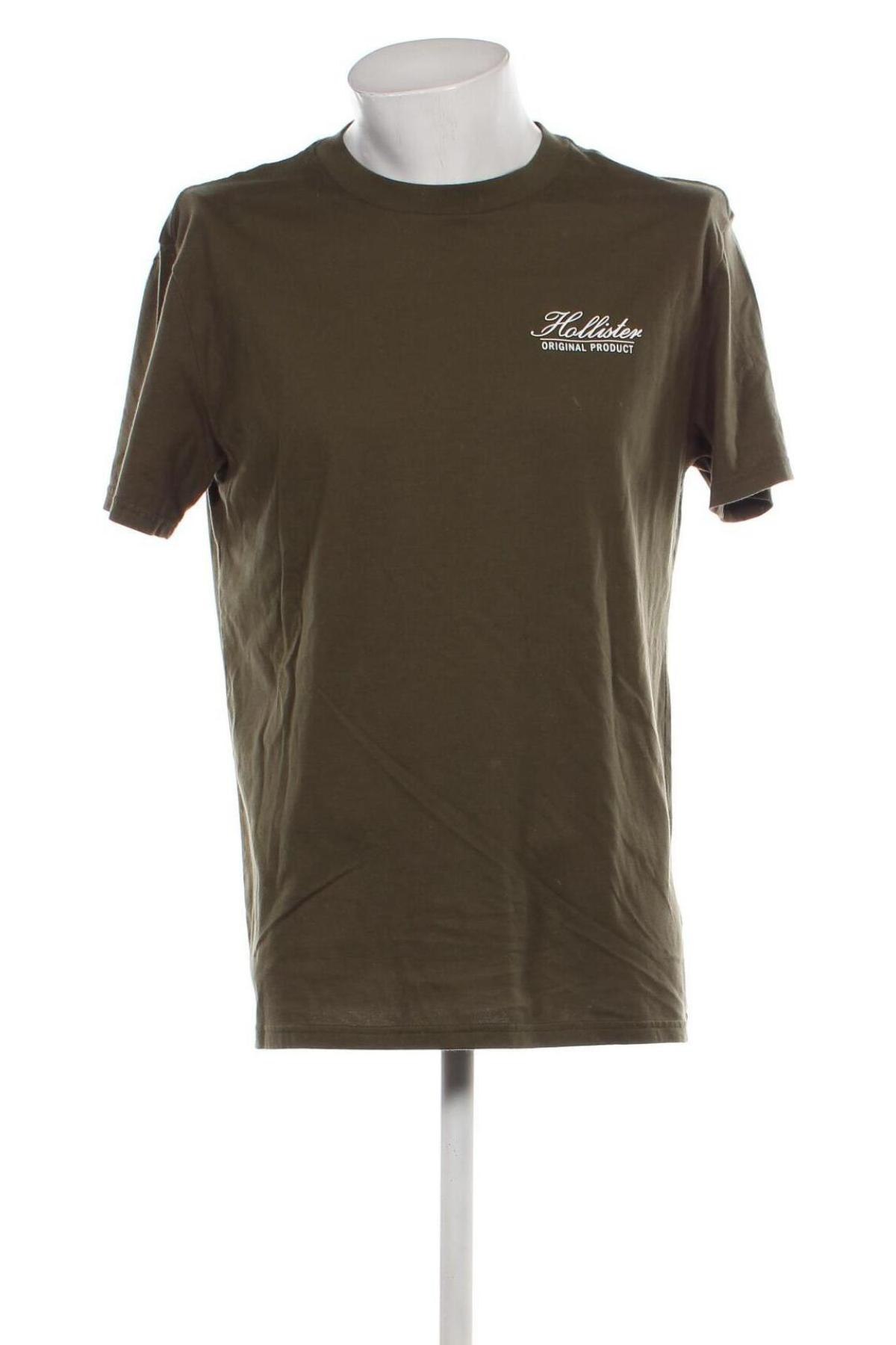 Мъжка тениска Hollister, Размер M, Цвят Зелен, Цена 29,00 лв.