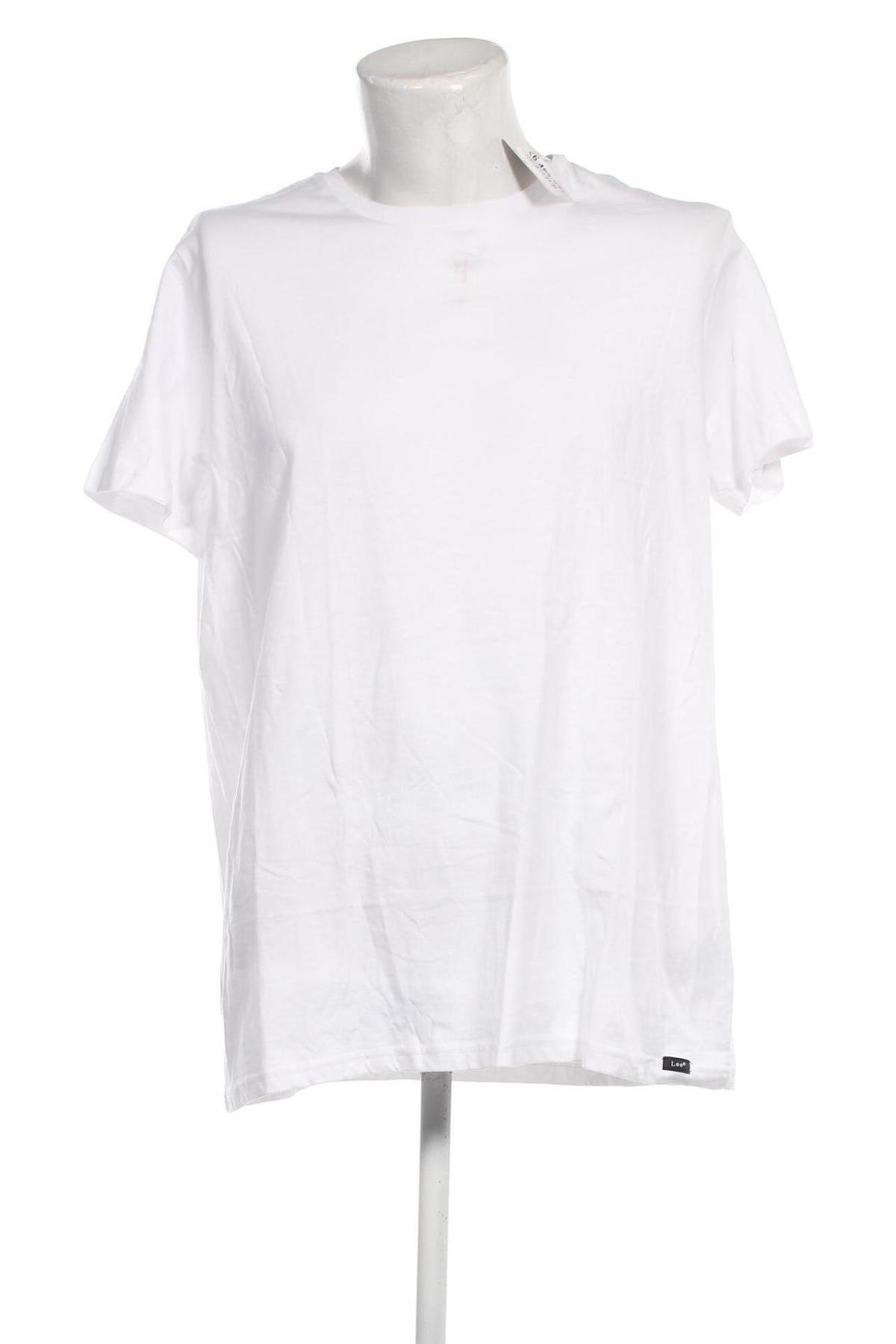 Herren T-Shirt Lee, Größe XXL, Farbe Weiß, Preis € 26,80