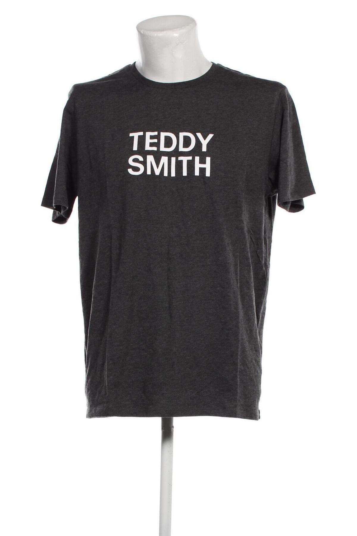 Ανδρικό t-shirt Teddy Smith, Μέγεθος XXL, Χρώμα Γκρί, Τιμή 11,86 €