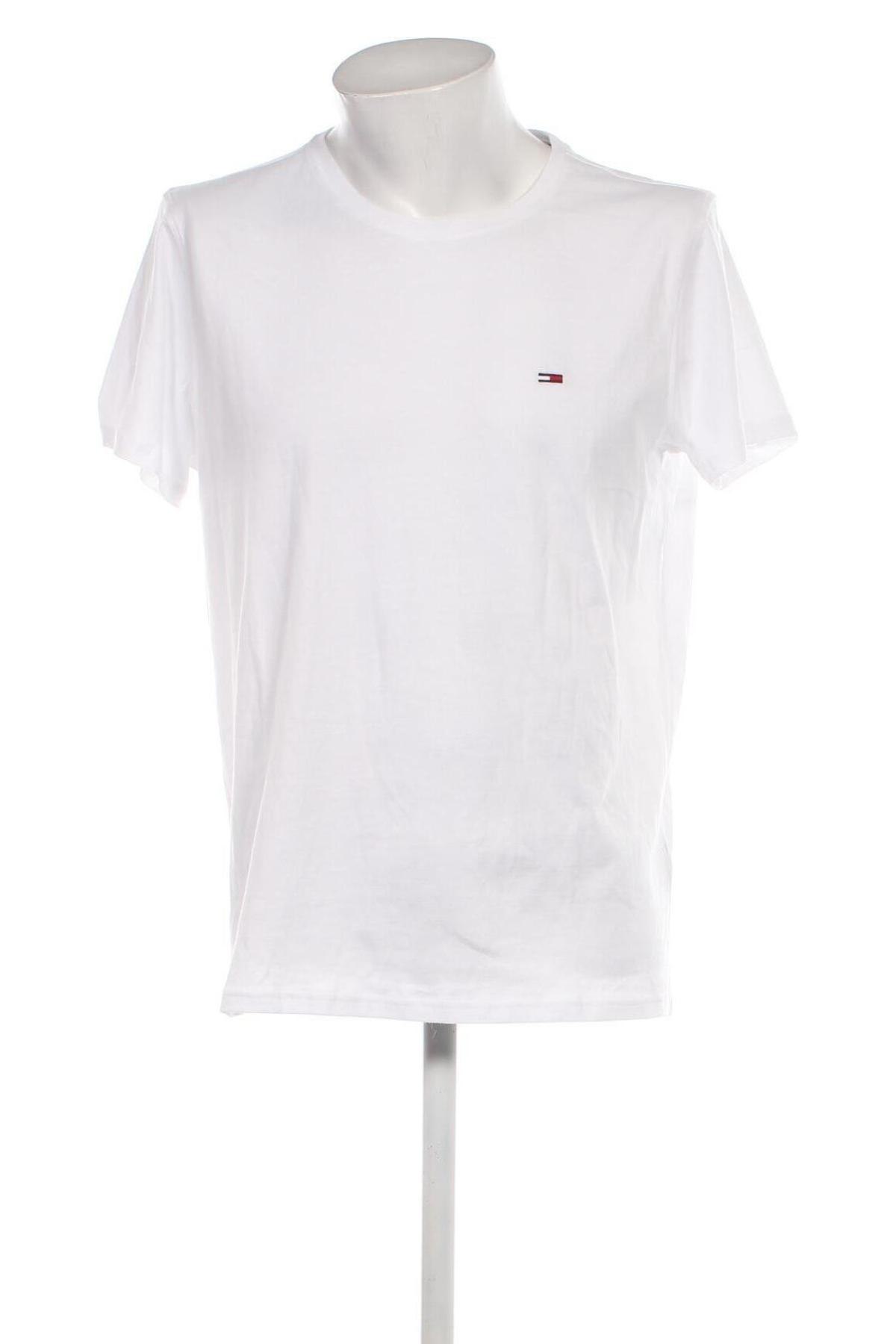 Herren T-Shirt Tommy Jeans, Größe XXL, Farbe Weiß, Preis 32,95 €