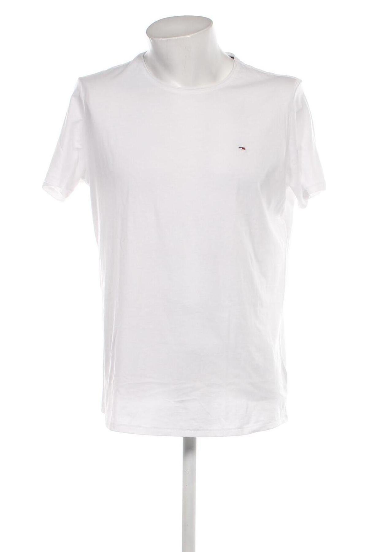 Мъжка тениска Tommy Jeans, Размер XXL, Цвят Бял, Цена 65,96 лв.
