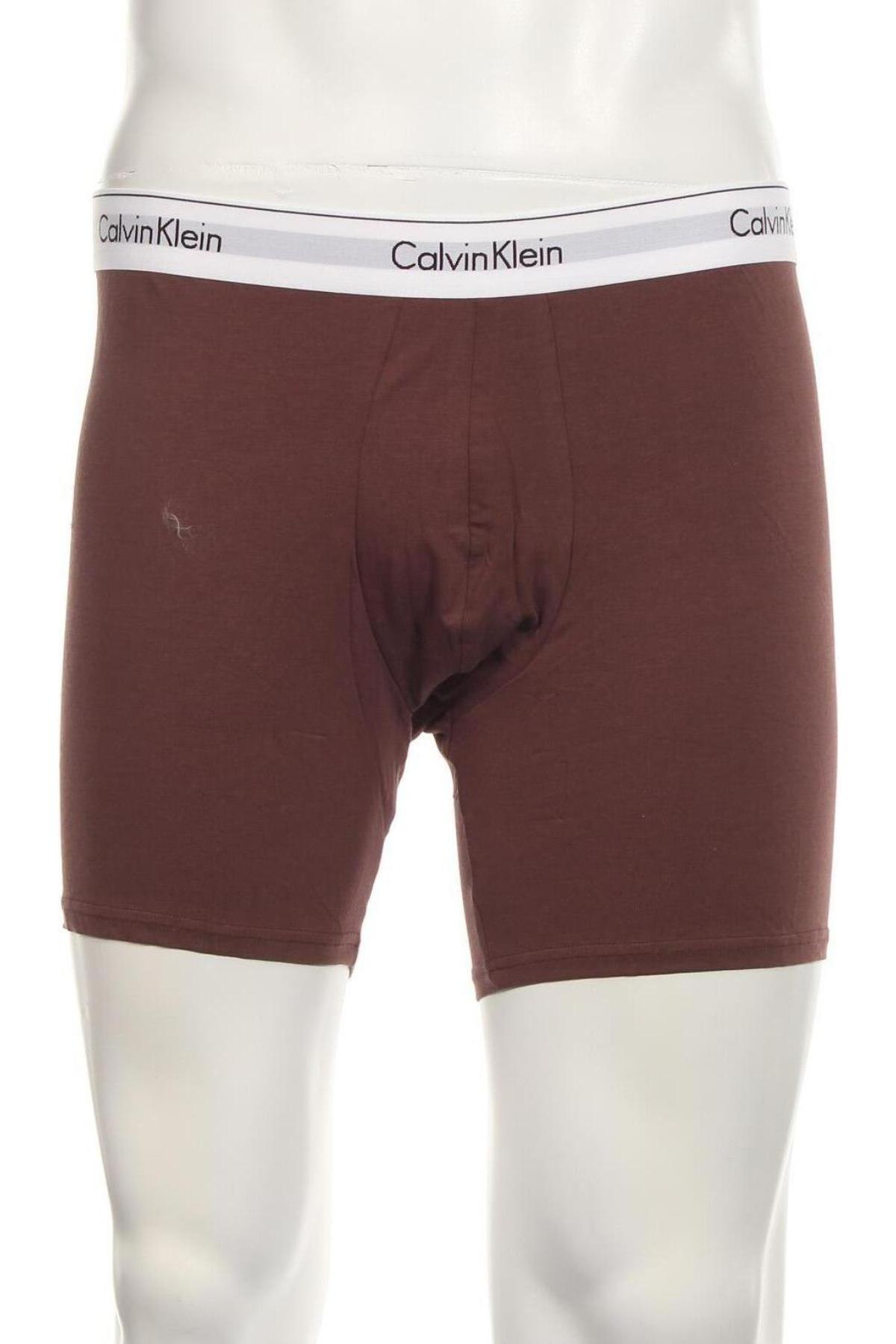 Boxeri bărbătești Calvin Klein, Mărime XL, Culoare Maro, Preț 91,00 Lei