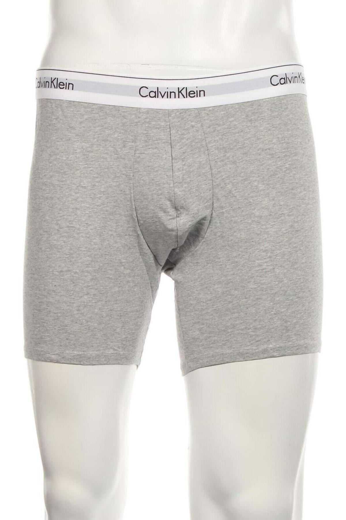 Мъжки боксерки Calvin Klein, Размер XL, Цвят Сив, Цена 38,00 лв.