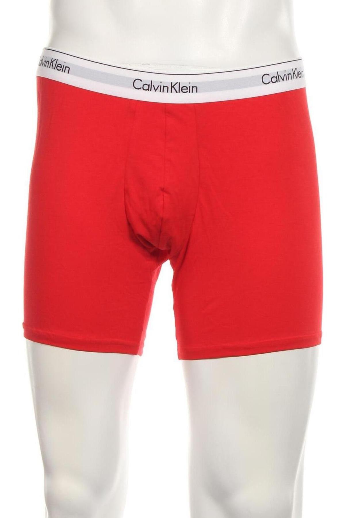 Boxeri bărbătești Calvin Klein, Mărime XL, Culoare Roșu, Preț 94,00 Lei