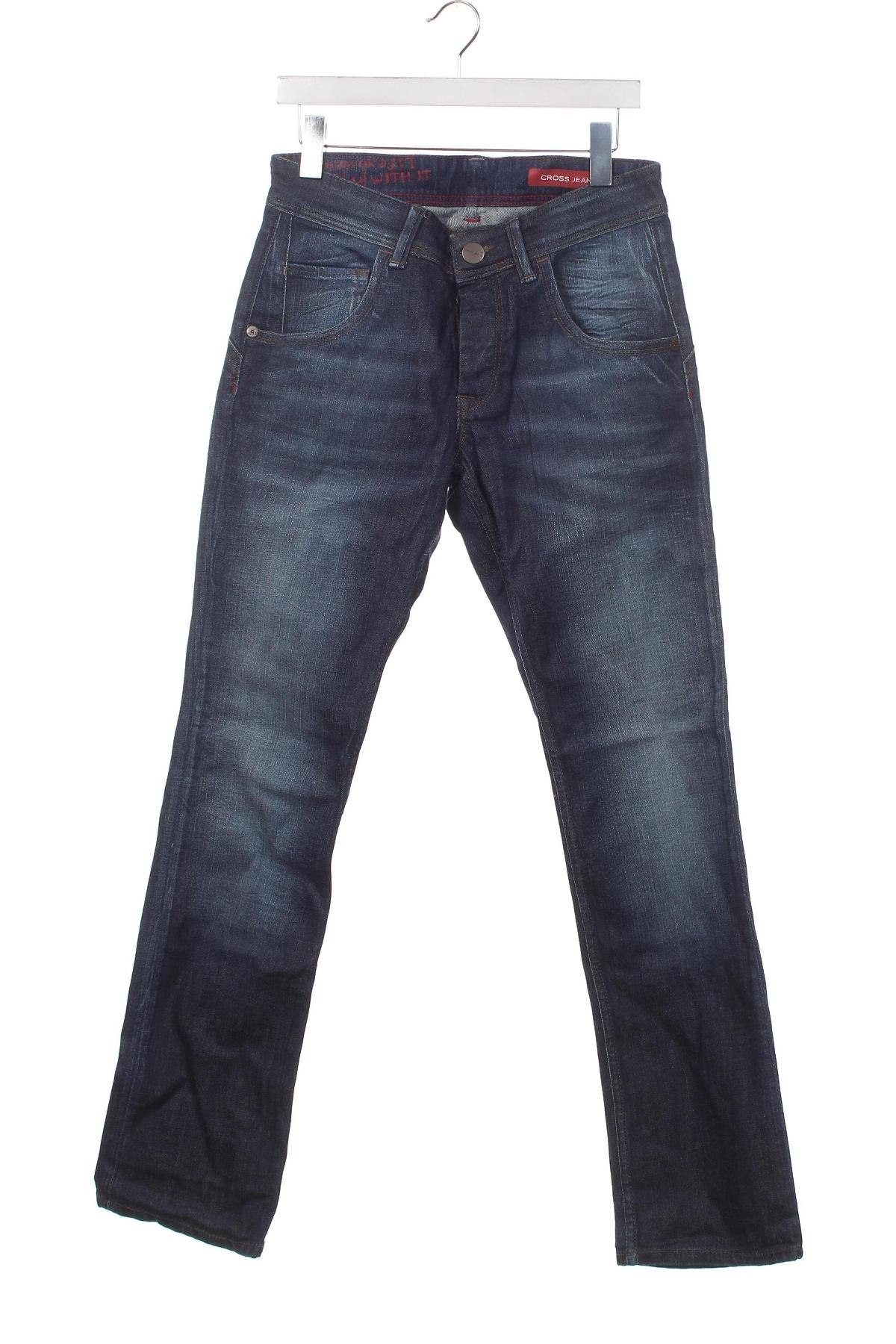 Мъжки дънки Cross Jeans, Размер S, Цвят Син, Цена 29,00 лв.