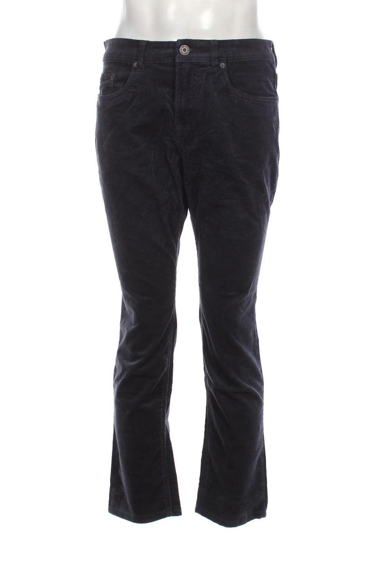 Pantaloni raiați de bărbați C&A, Mărime M, Culoare Albastru, Preț 14,31 Lei