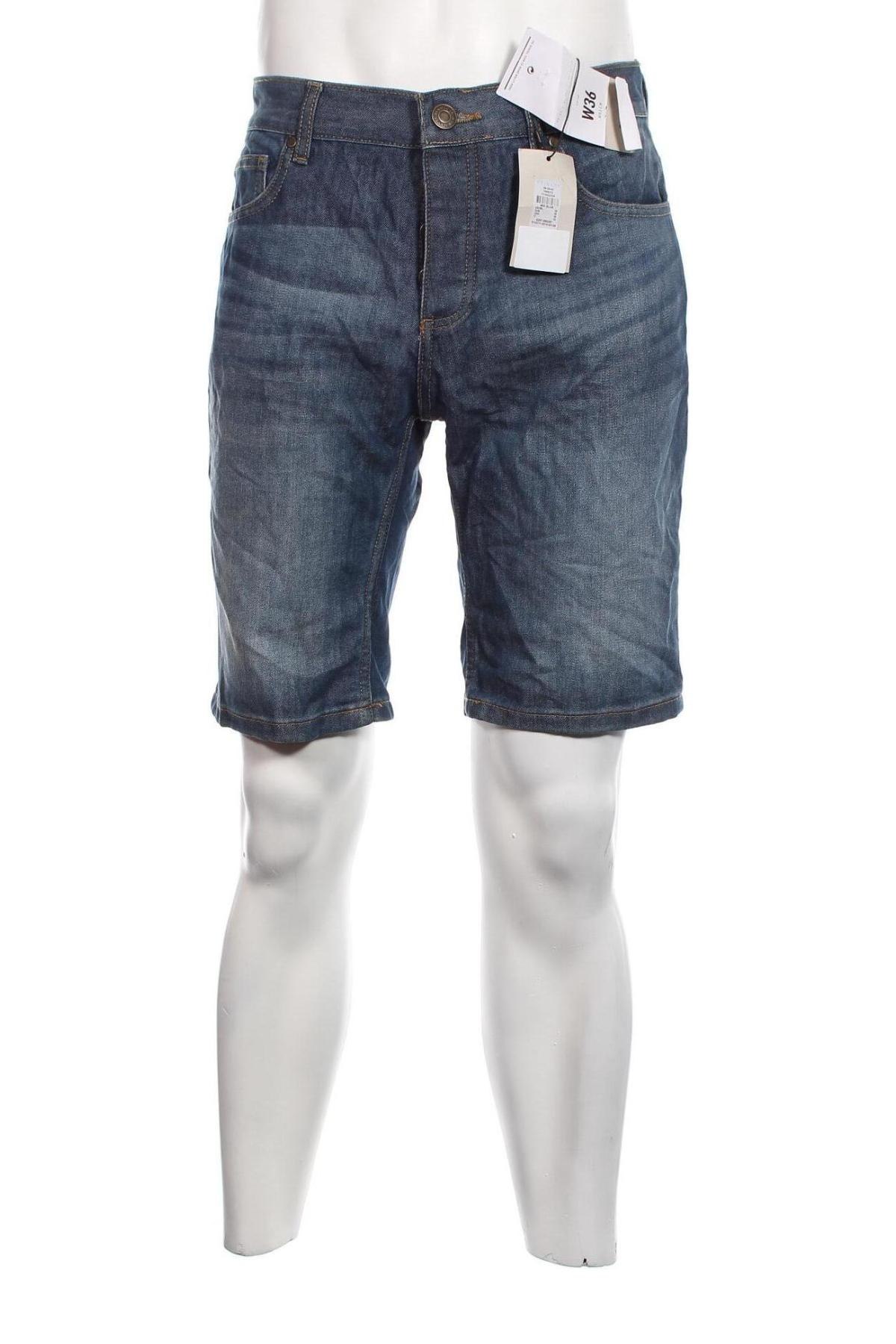 Ανδρικό κοντό παντελόνι Denim Co., Μέγεθος M, Χρώμα Μπλέ, Τιμή 13,36 €