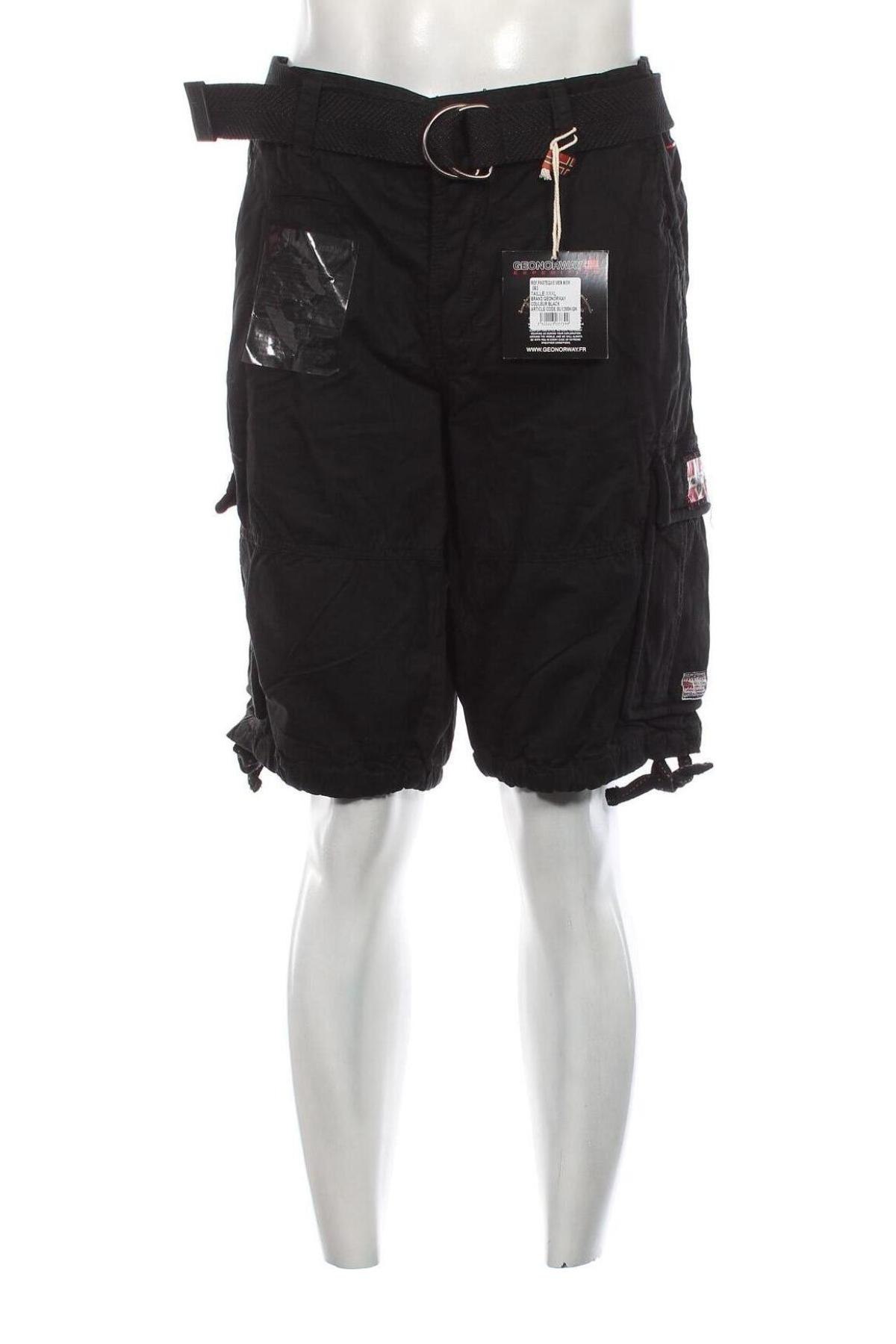 Pantaloni scurți de bărbați Geographical Norway, Mărime XL, Culoare Negru, Preț 330,59 Lei