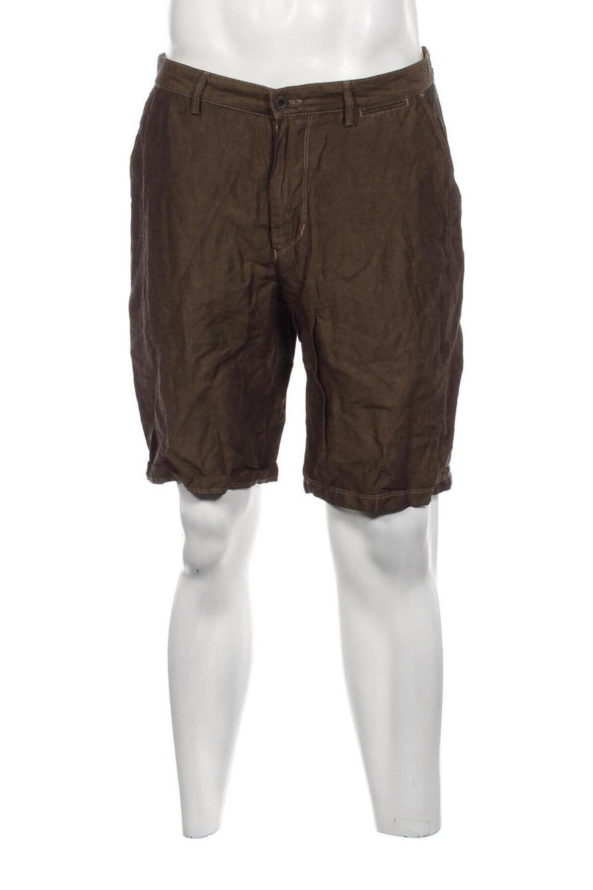 Мъжки къс панталон Hugo Boss, Размер M, Цвят Кафяв, Цена 68,00 лв.