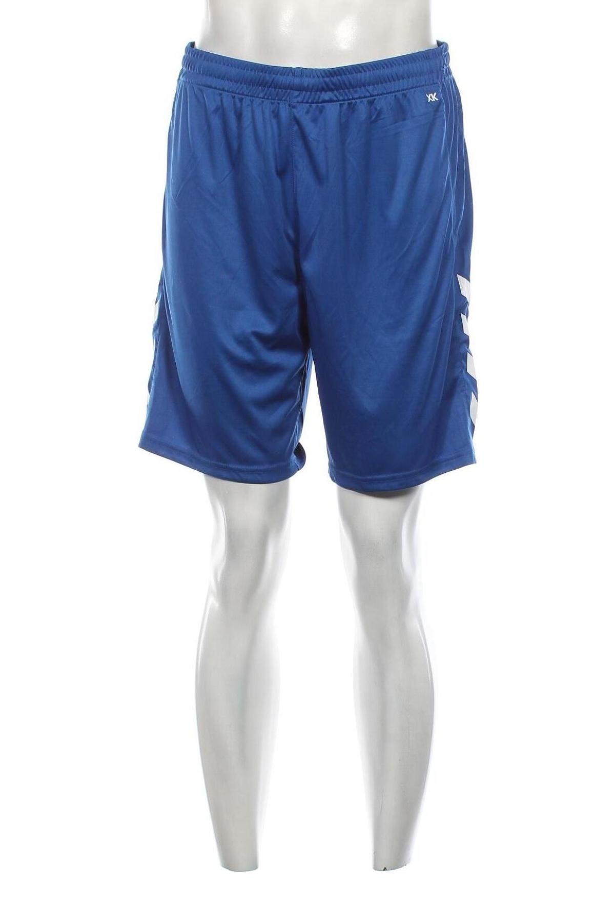 Ανδρικό κοντό παντελόνι Hummel, Μέγεθος L, Χρώμα Μπλέ, Τιμή 15,28 €