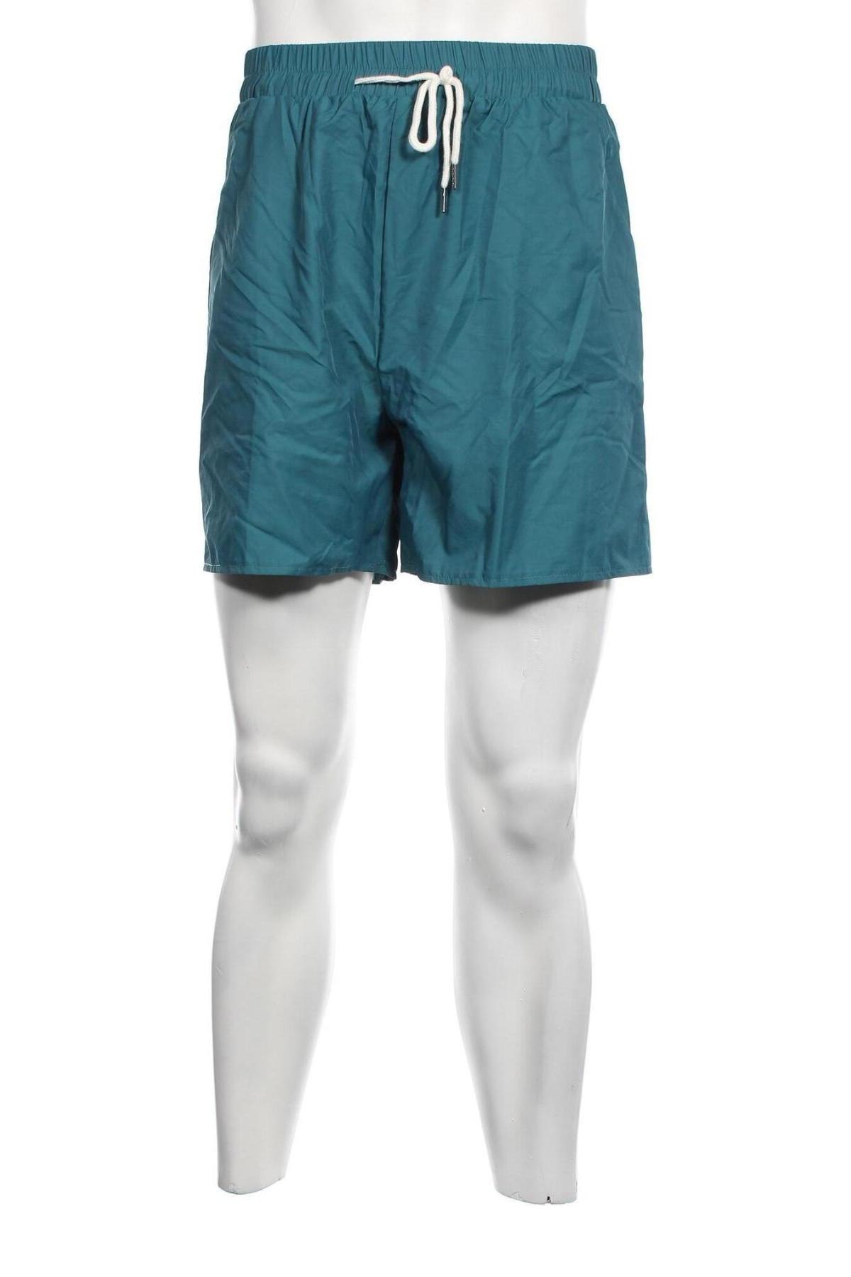 Pantaloni scurți de bărbați Romwe, Mărime M, Culoare Verde, Preț 59,21 Lei
