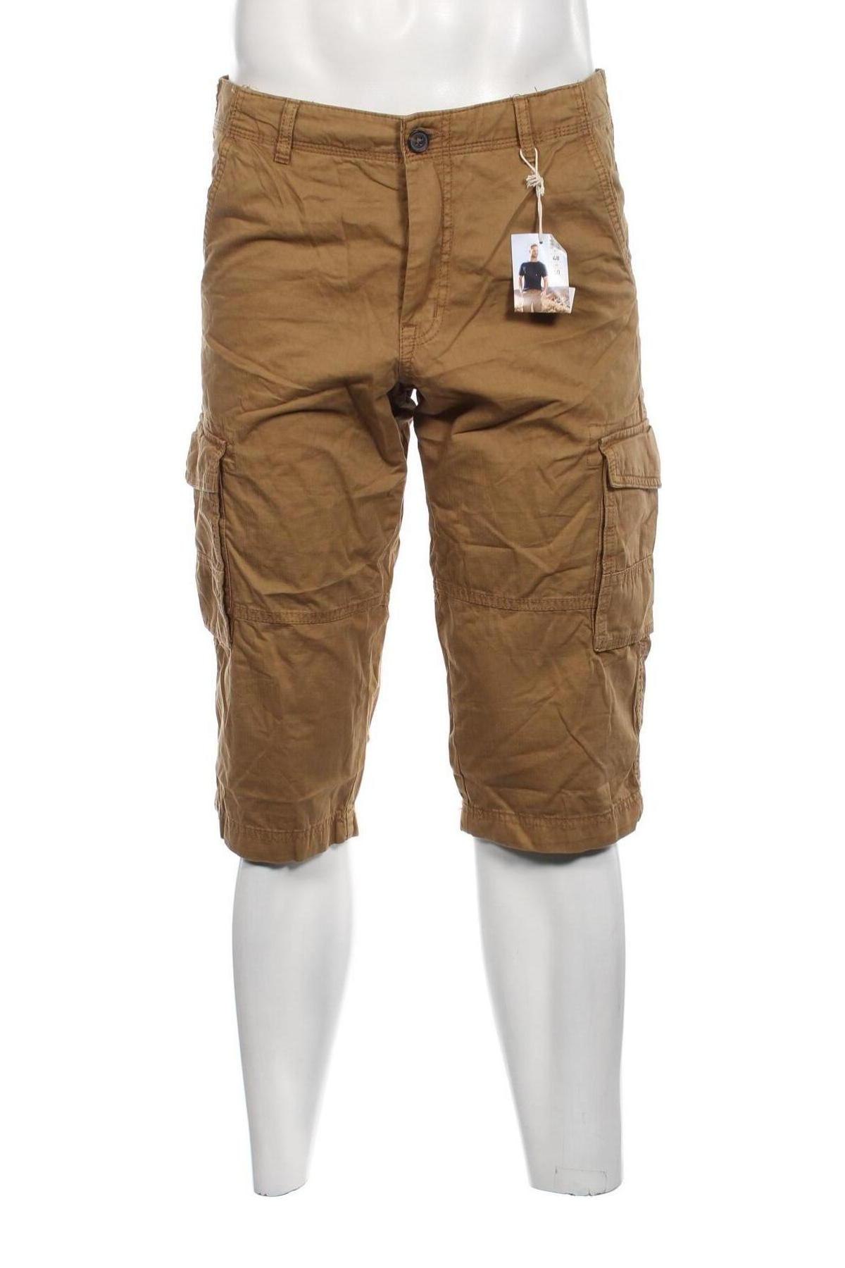 Ανδρικό κοντό παντελόνι Straight Up, Μέγεθος M, Χρώμα Καφέ, Τιμή 15,46 €