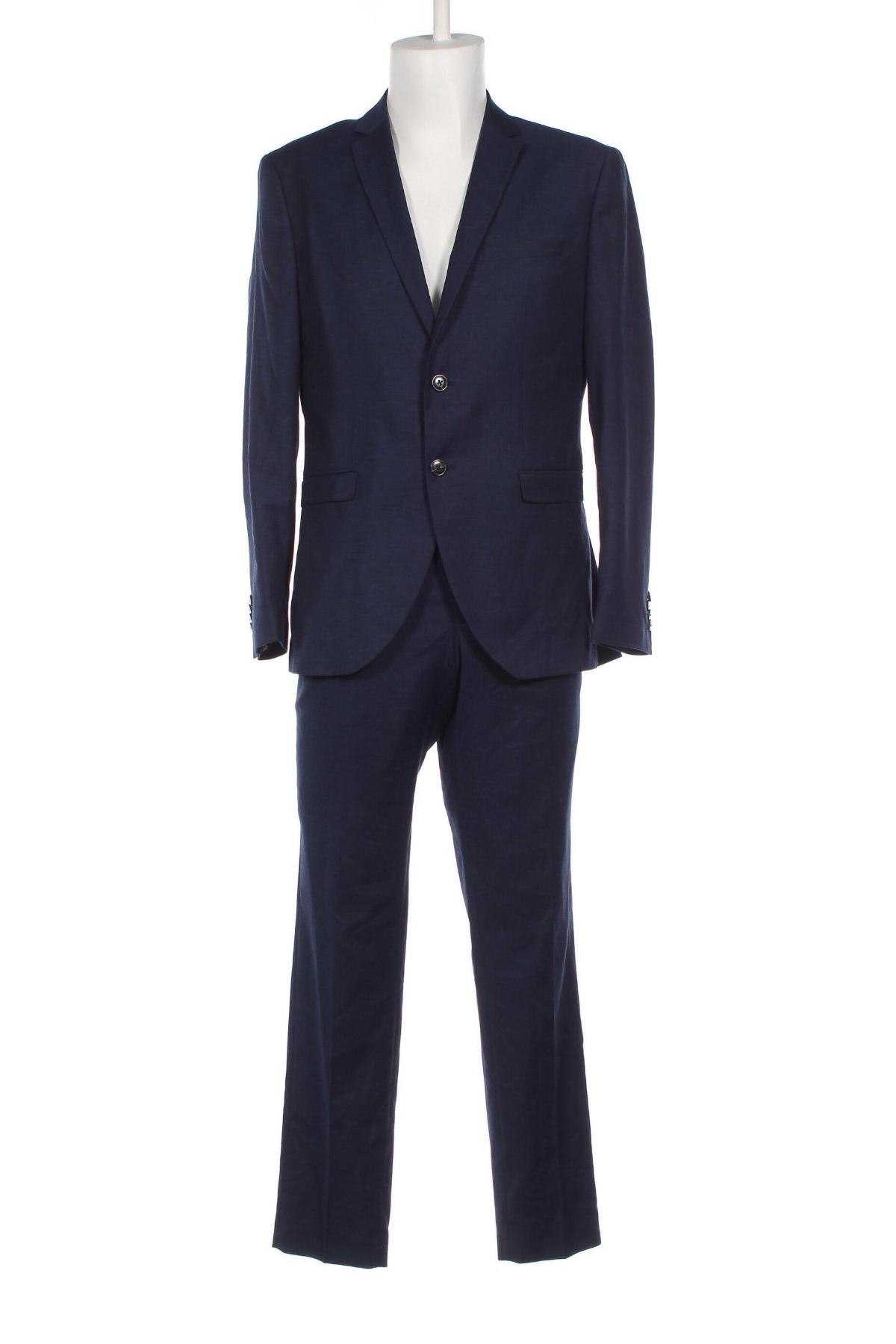 Ανδρικό κοστούμι Jack & Jones PREMIUM, Μέγεθος L, Χρώμα Μπλέ, Τιμή 58,33 €