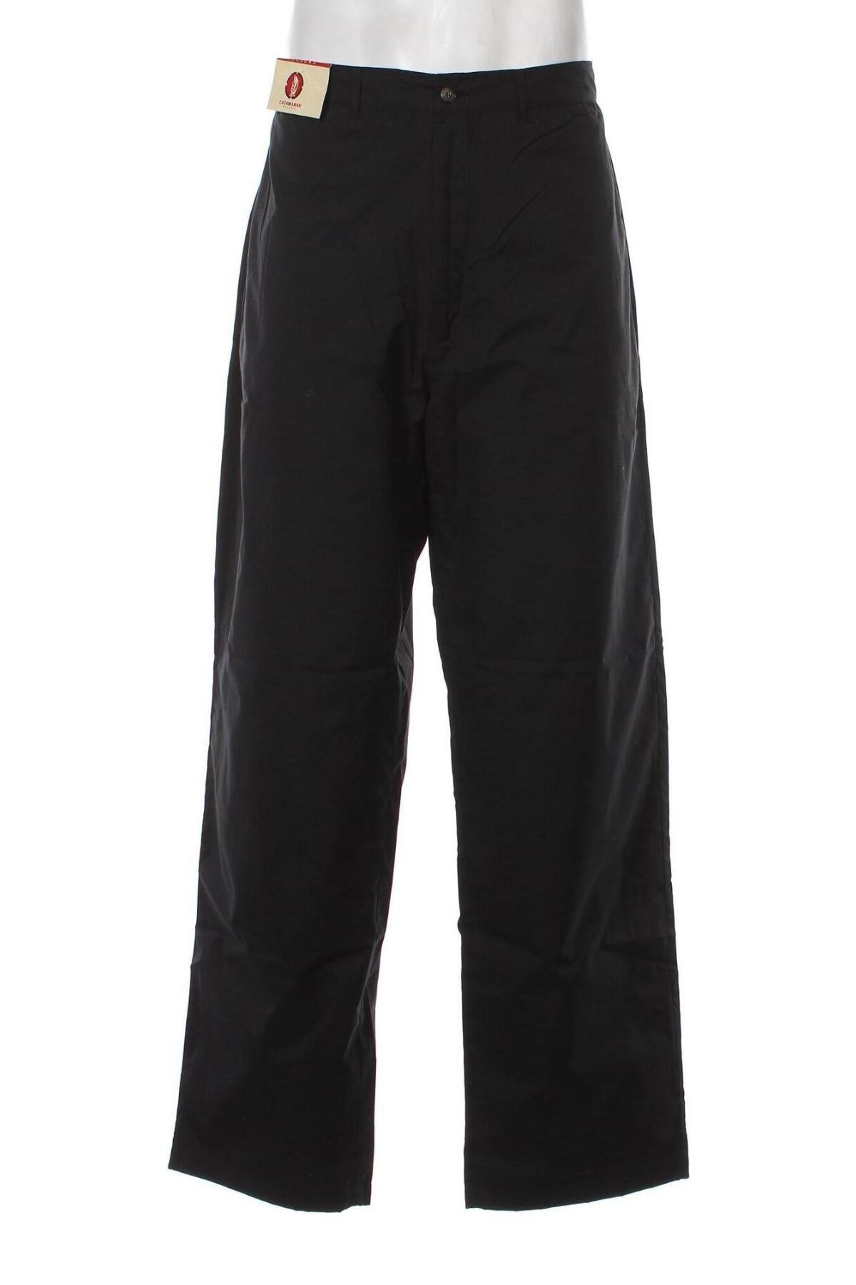 Pantaloni de bărbați Catamaran, Mărime L, Culoare Negru, Preț 82,89 Lei