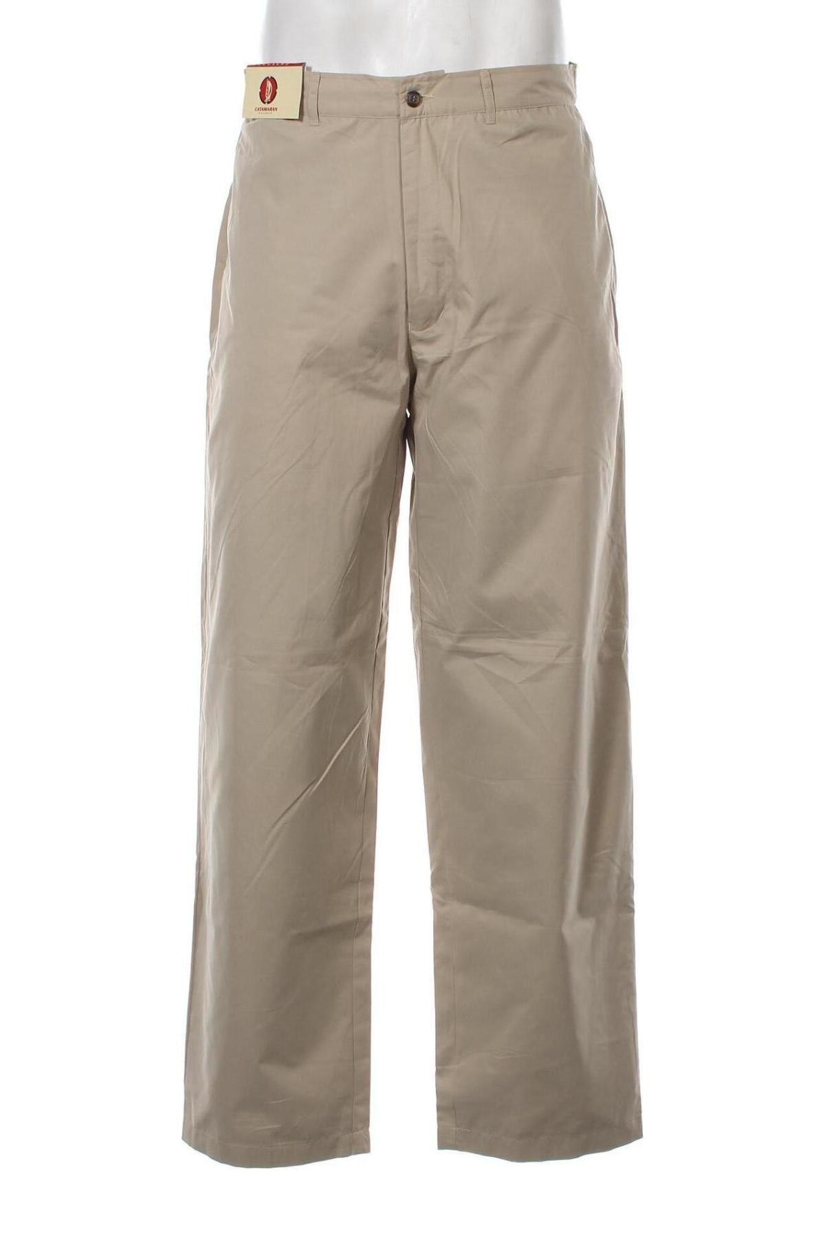 Pantaloni de bărbați Catamaran, Mărime M, Culoare Bej, Preț 82,89 Lei