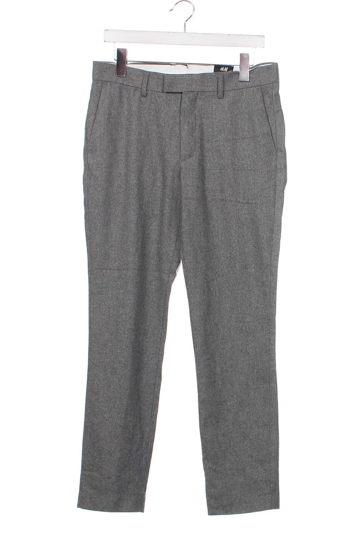 Мъжки панталон H&M, Размер M, Цвят Сив, Цена 13,92 лв.