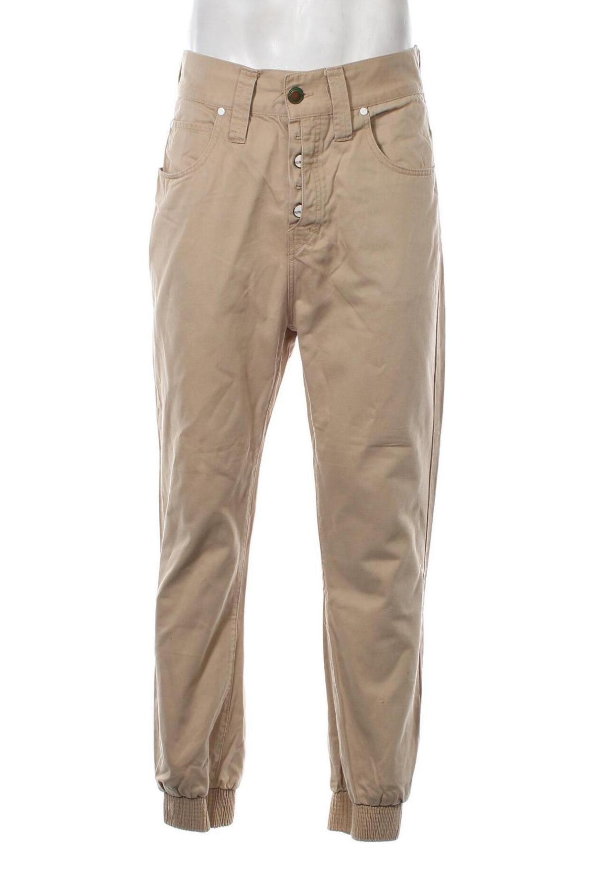 Pantaloni de bărbați Humor, Mărime L, Culoare Bej, Preț 109,02 Lei