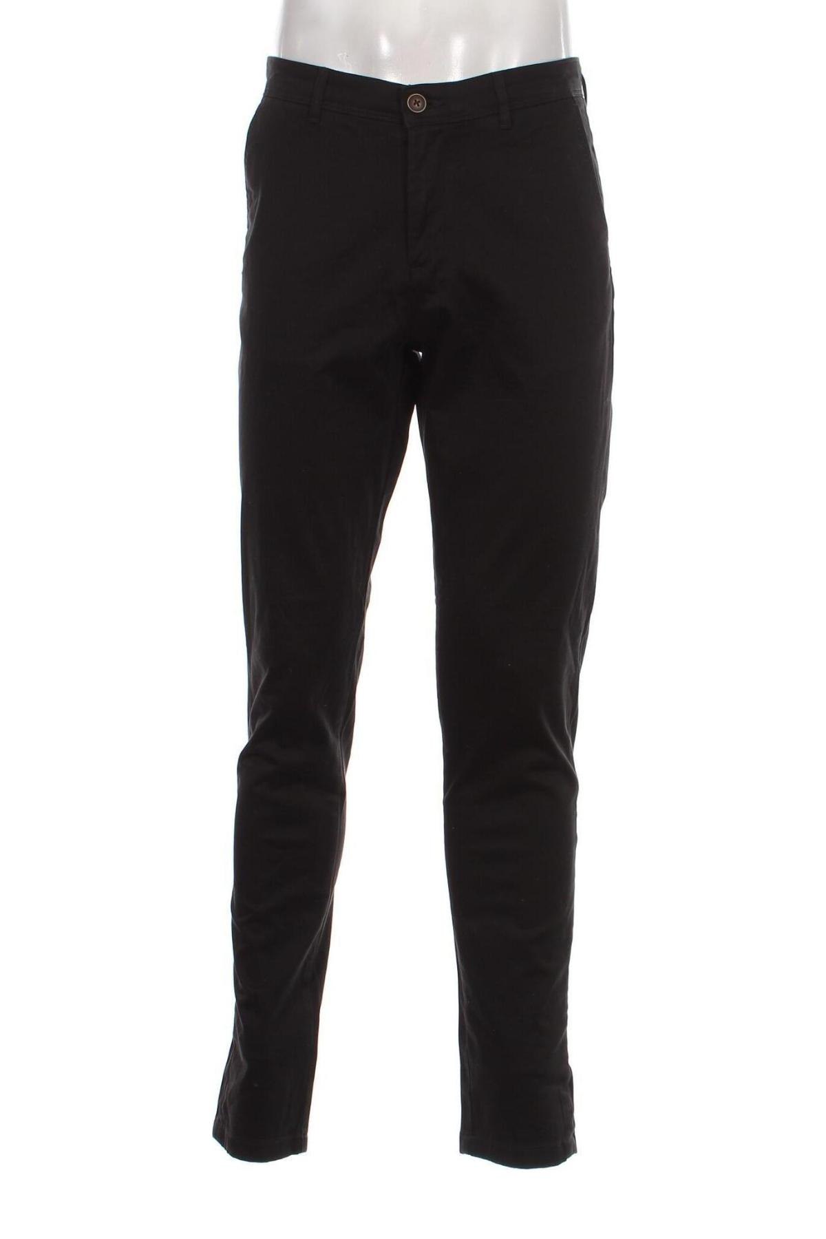 Мъжки панталон Jack & Jones, Размер L, Цвят Черен, Цена 27,88 лв.