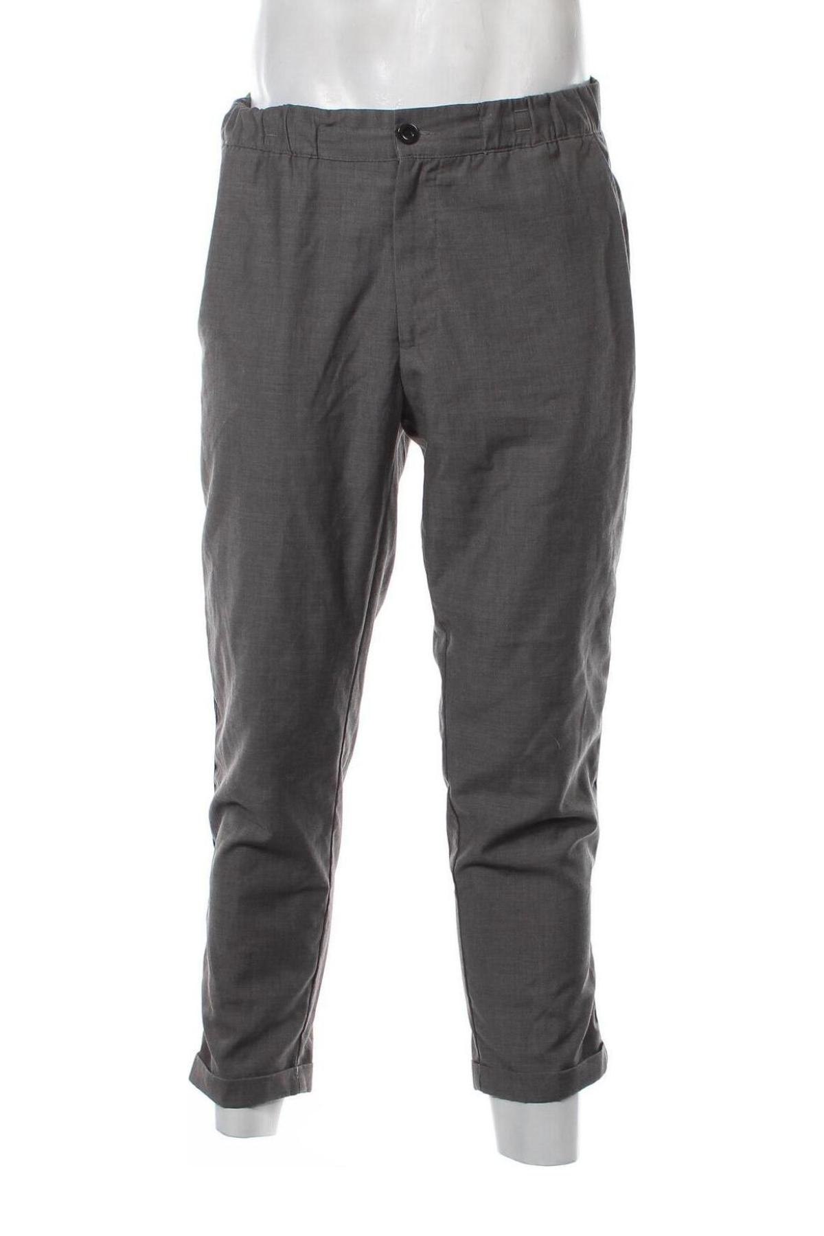 Ανδρικό παντελόνι Pull&Bear, Μέγεθος M, Χρώμα Γκρί, Τιμή 4,62 €