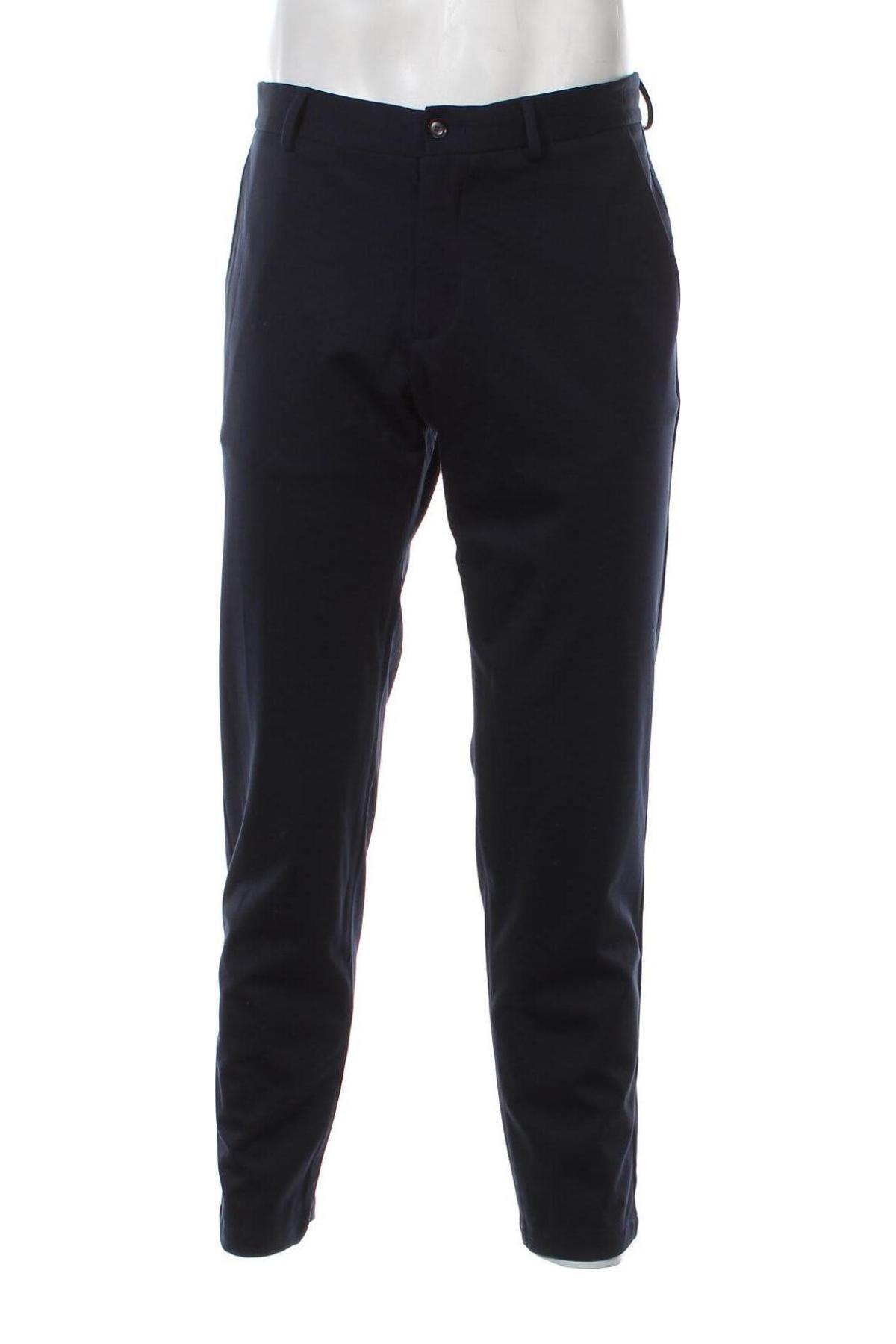 Pantaloni de bărbați S.Oliver Black Label, Mărime L, Culoare Albastru, Preț 178,03 Lei