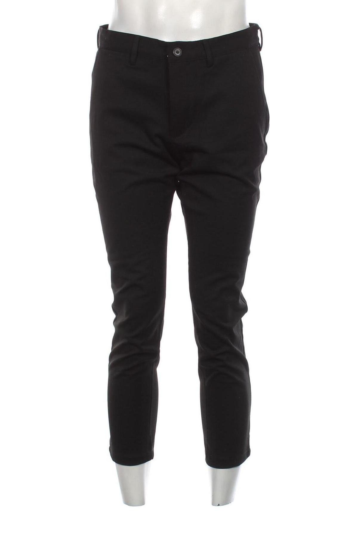 Мъжки панталон Zara, Размер M, Цвят Черен, Цена 10,56 лв.