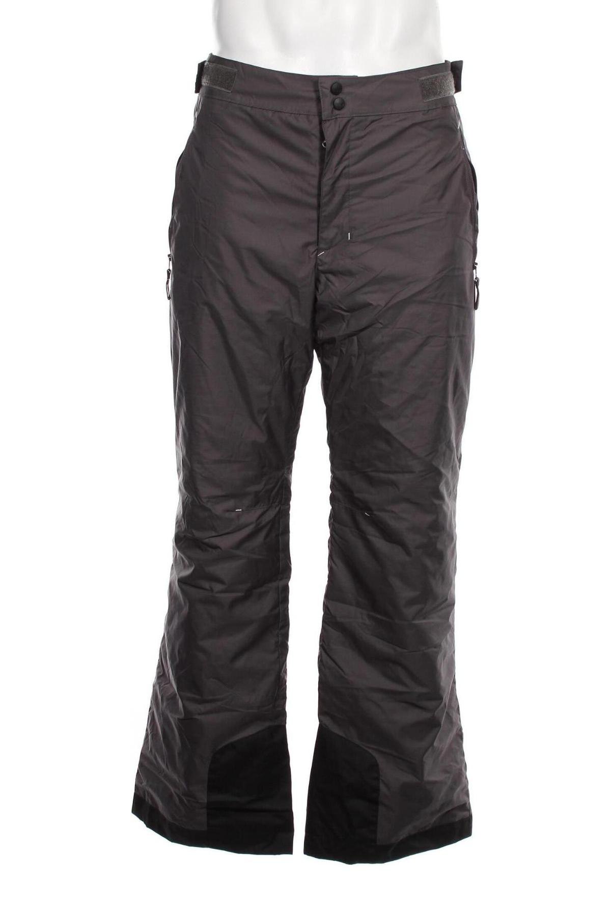 Мъжки панталон за зимни спортове Decathlon, Размер L, Цвят Сив, Цена 37,50 лв.