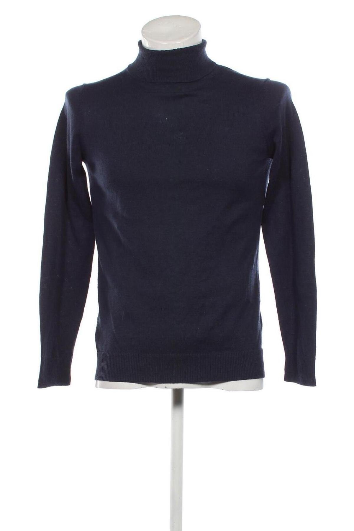 Ανδρικό πουλόβερ, Μέγεθος M, Χρώμα Μπλέ, Τιμή 10,67 €