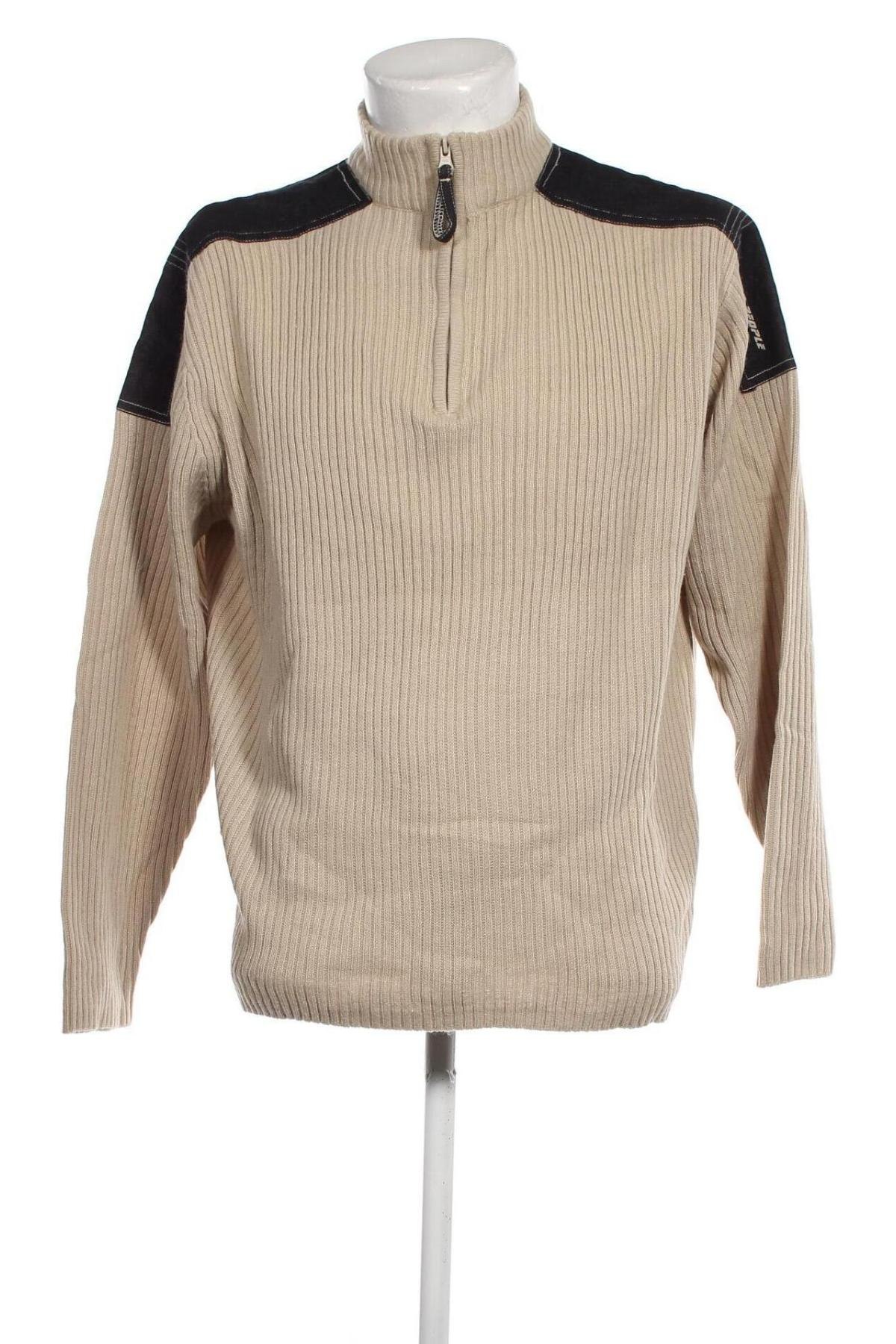 Мъжки пуловер, Размер XL, Цвят Бежов, Цена 8,70 лв.