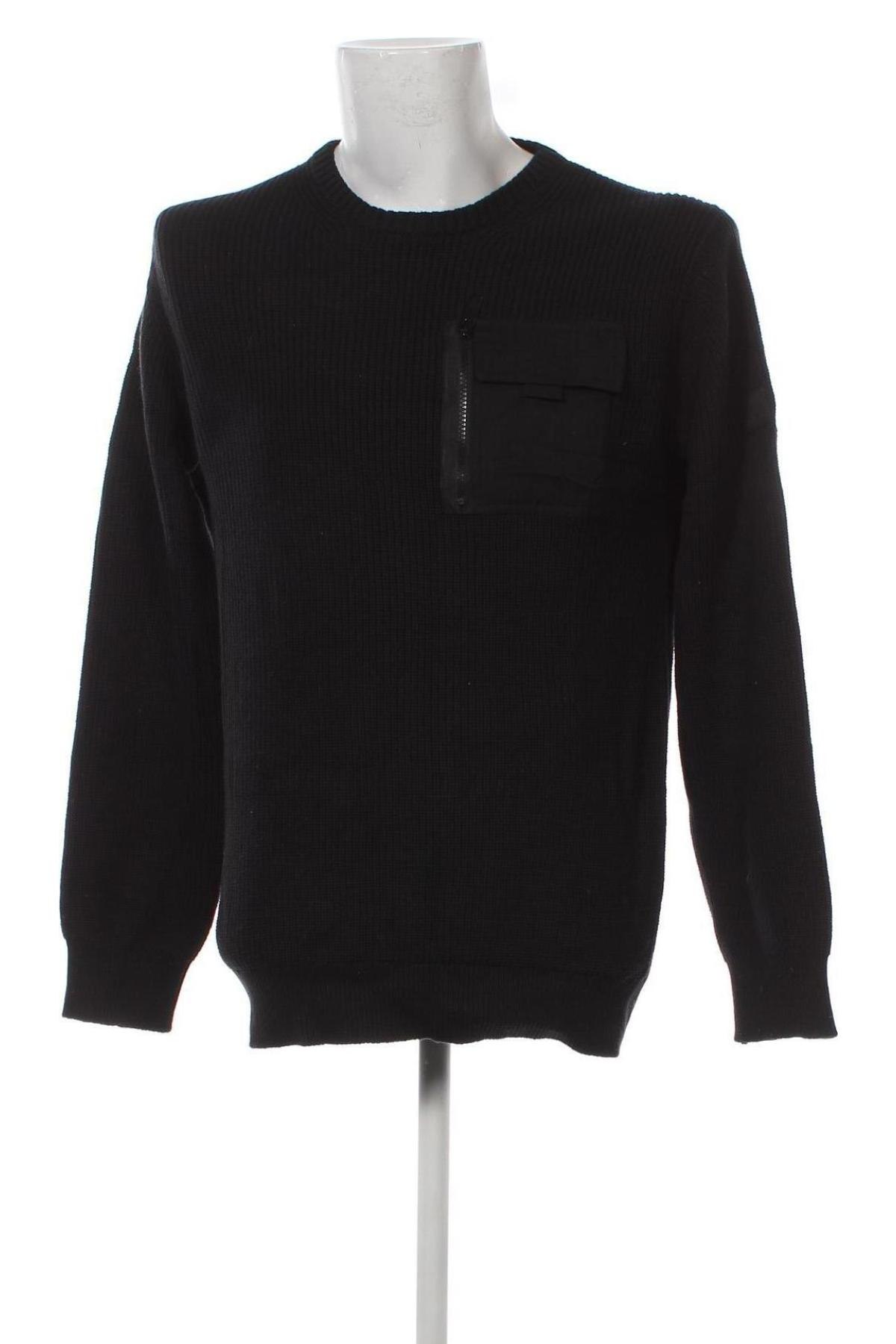 Мъжки пуловер 17 & Co., Размер L, Цвят Черен, Цена 11,89 лв.