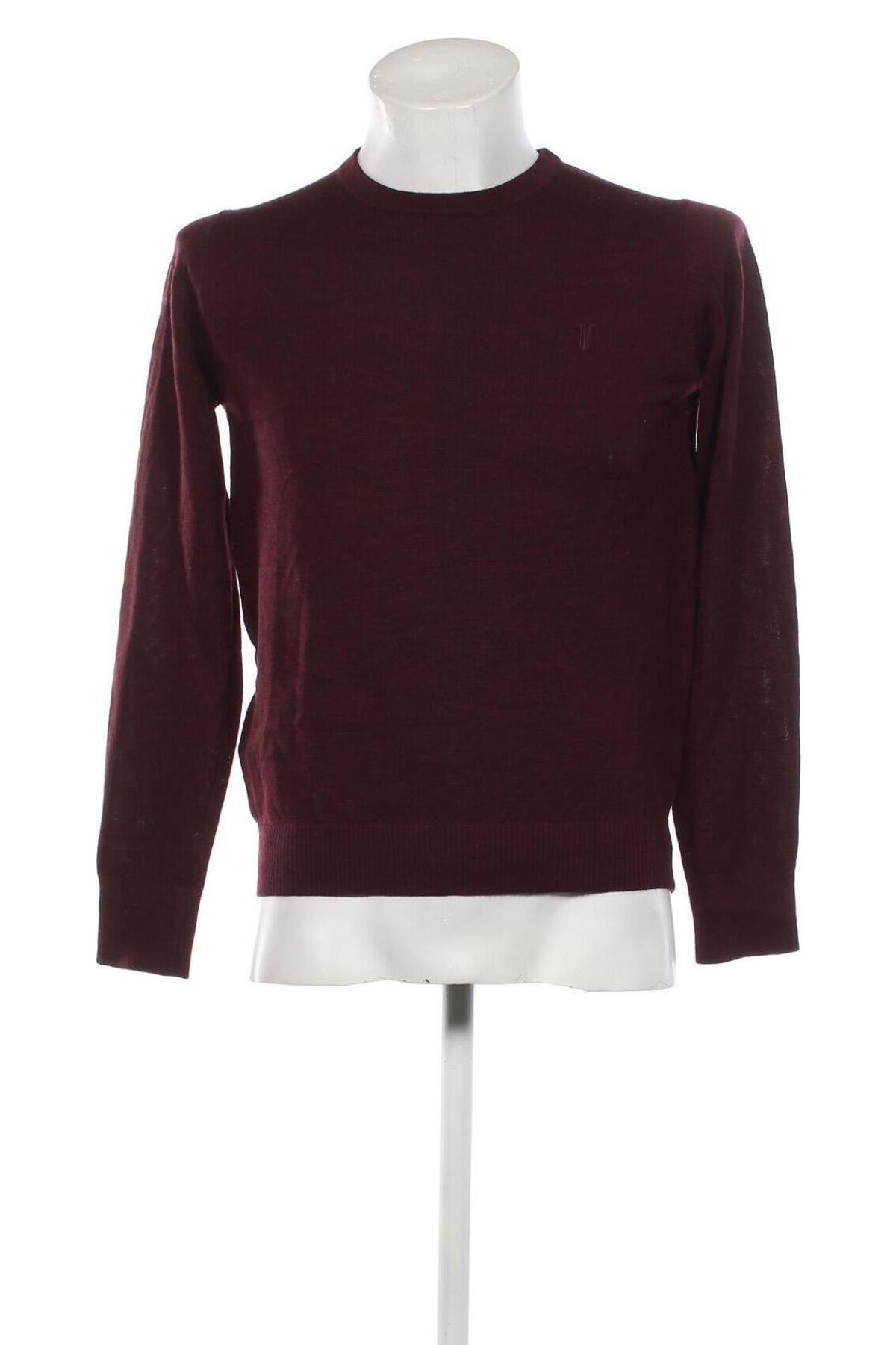 Мъжки пуловер Bruun & Stengade, Размер S, Цвят Червен, Цена 33,88 лв.