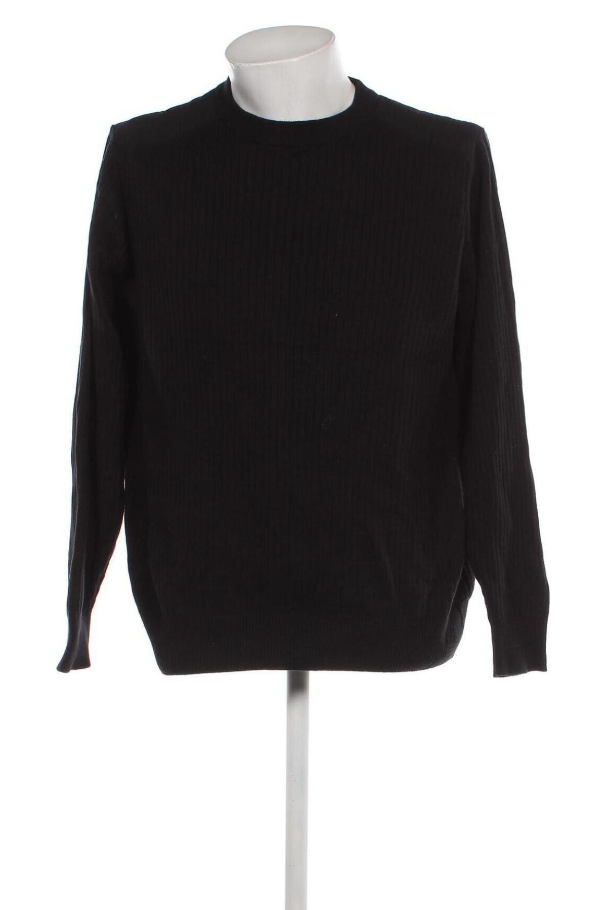 Мъжки пуловер C&A, Размер L, Цвят Черен, Цена 9,28 лв.