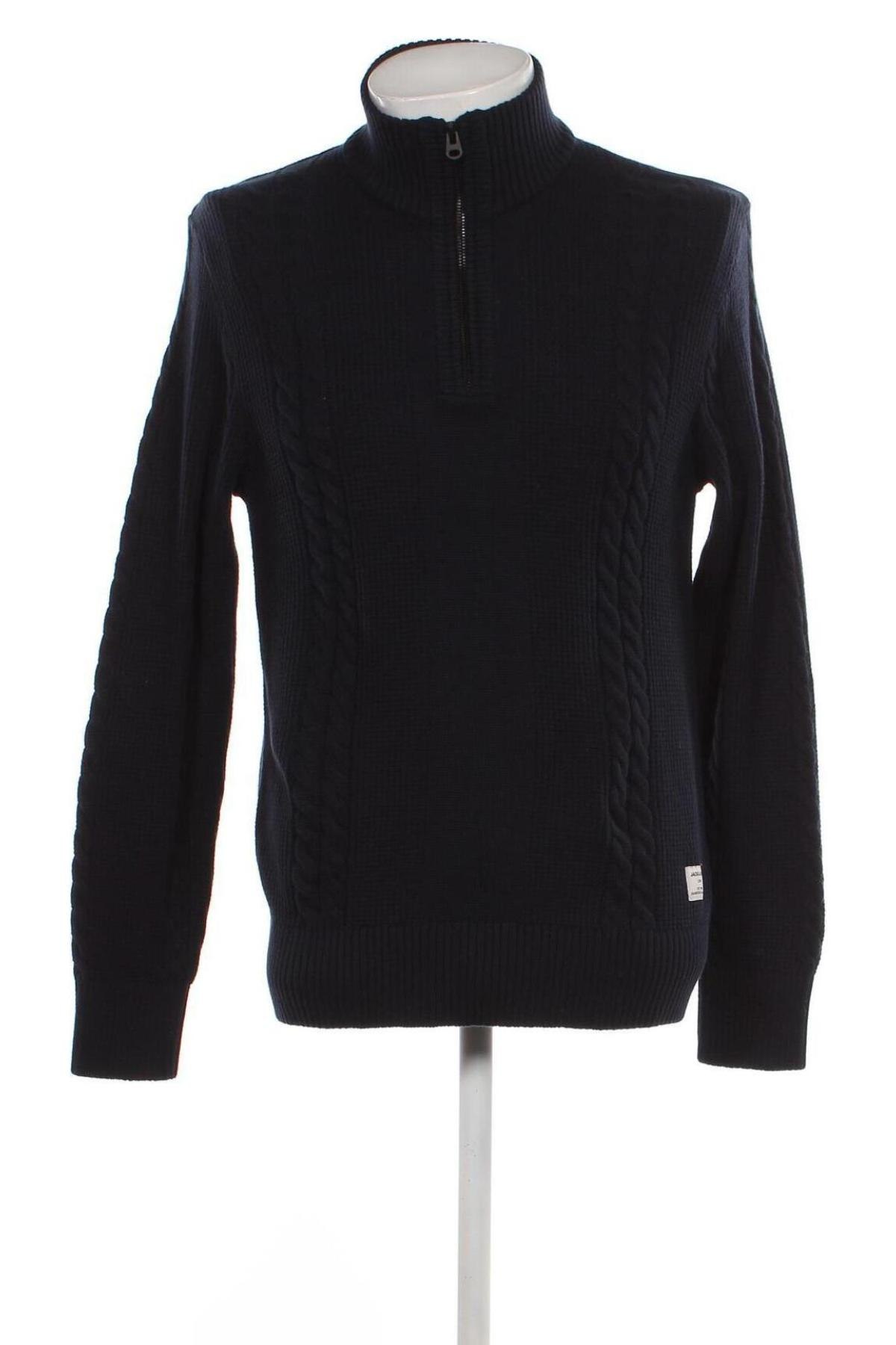 Ανδρικό πουλόβερ Core By Jack & Jones, Μέγεθος L, Χρώμα Μπλέ, Τιμή 8,76 €