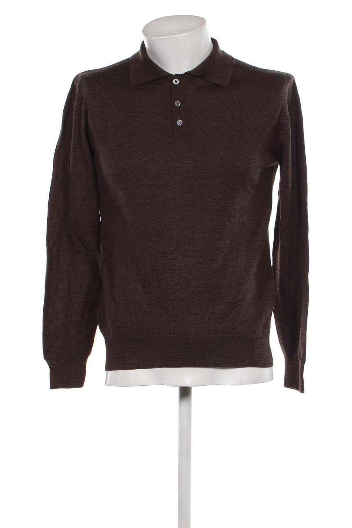 Мъжки пуловер Daniel Hechter, Размер M, Цвят Кафяв, Цена 55,08 лв.