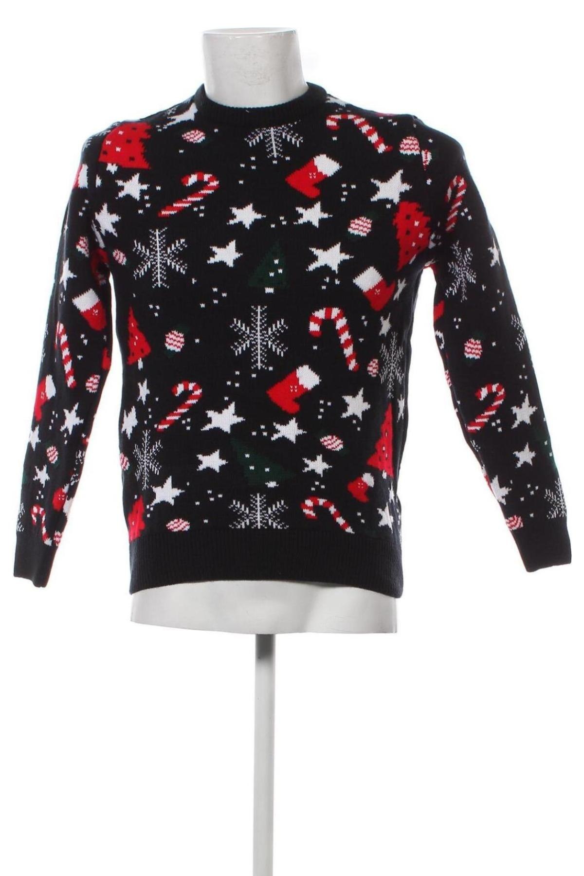 Ανδρικό πουλόβερ Defacto, Μέγεθος S, Χρώμα Πολύχρωμο, Τιμή 8,77 €