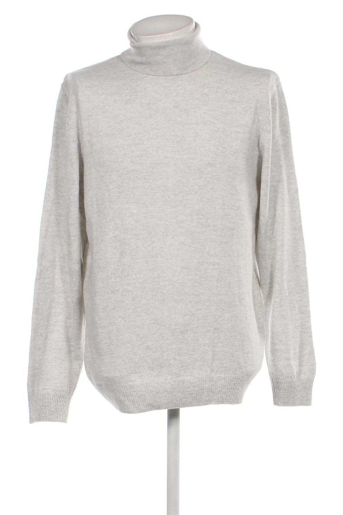 Мъжки пуловер Defacto, Размер XXL, Цвят Сив, Цена 11,89 лв.