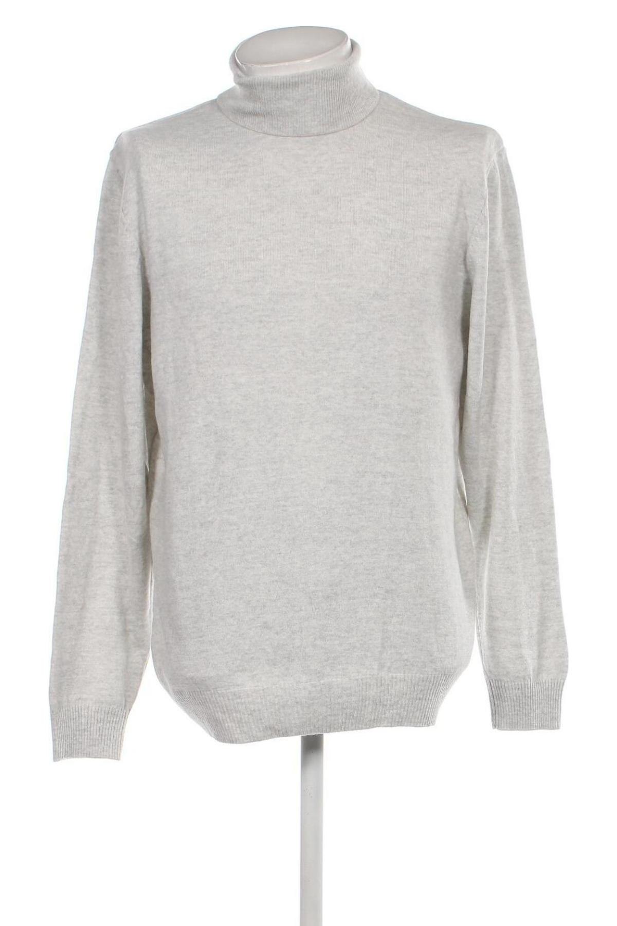 Herrenpullover Defacto, Größe XXL, Farbe Grau, Preis 6,86 €