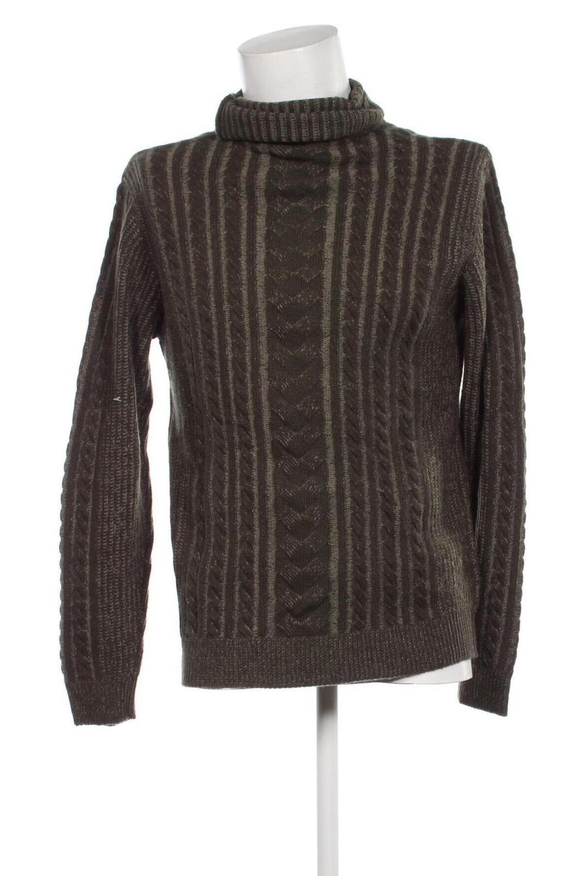 Ανδρικό πουλόβερ Guess, Μέγεθος XL, Χρώμα Πράσινο, Τιμή 35,75 €