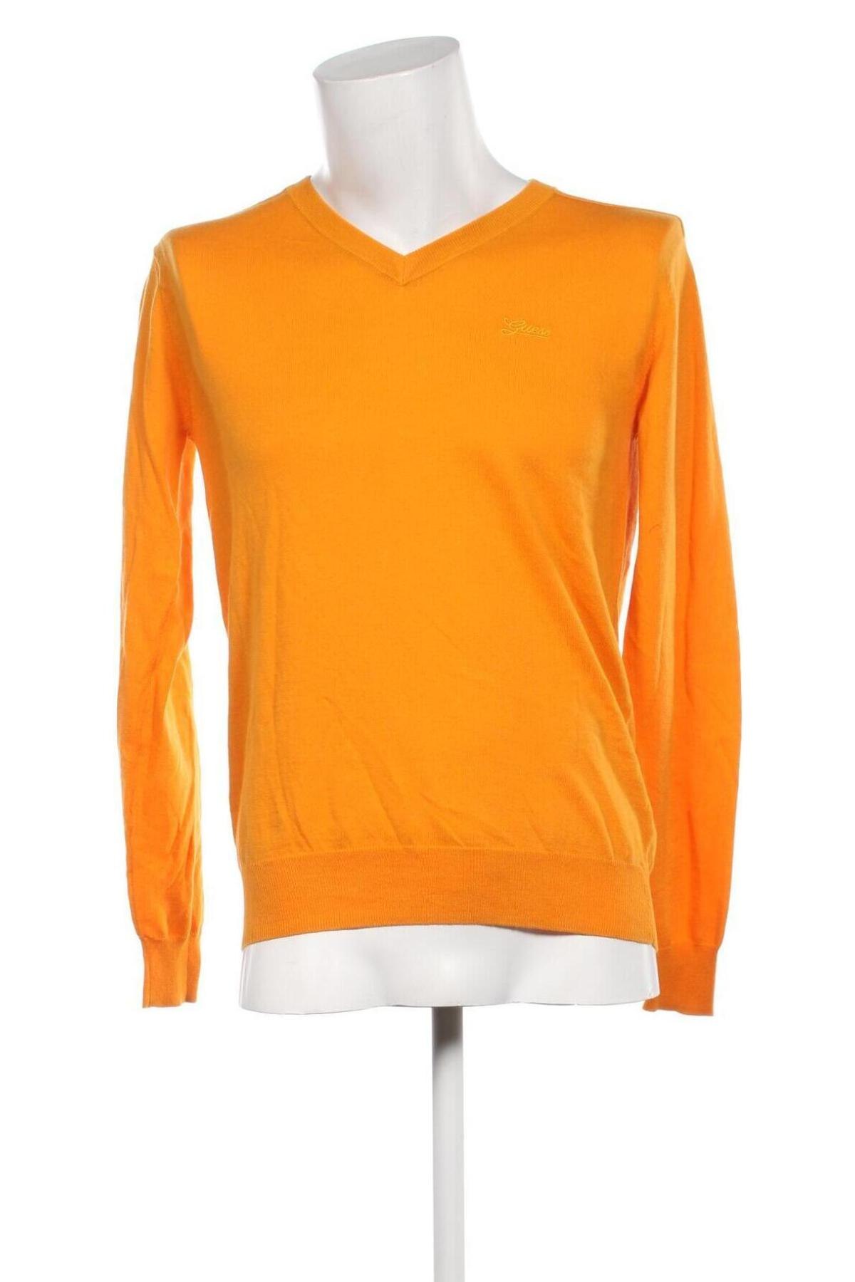 Ανδρικό πουλόβερ Guess, Μέγεθος S, Χρώμα Κίτρινο, Τιμή 17,53 €