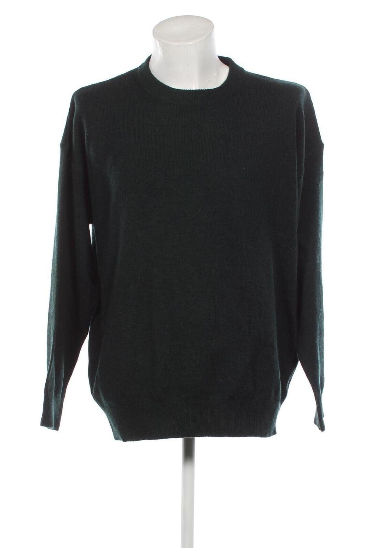 Ανδρικό πουλόβερ H&M L.O.G.G., Μέγεθος XL, Χρώμα Πράσινο, Τιμή 7,36 €