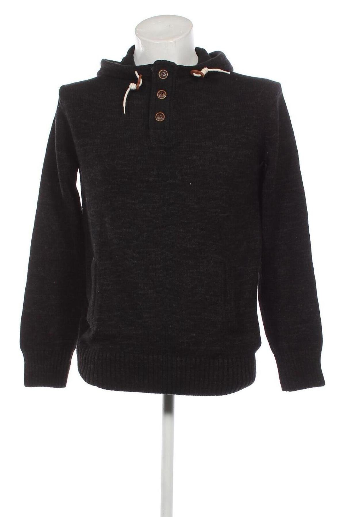 Мъжки пуловер H&M L.O.G.G., Размер L, Цвят Черен, Цена 15,66 лв.
