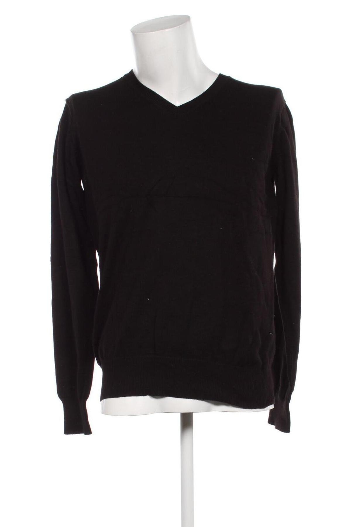 Мъжки пуловер H&M L.O.G.G., Размер L, Цвят Черен, Цена 13,92 лв.