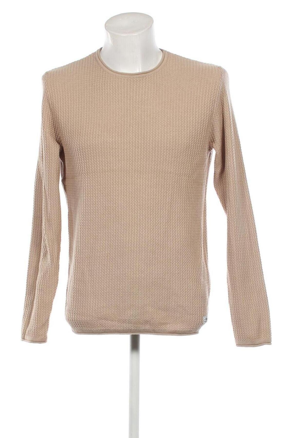 Ανδρικό πουλόβερ Jack & Jones PREMIUM, Μέγεθος L, Χρώμα  Μπέζ, Τιμή 8,61 €