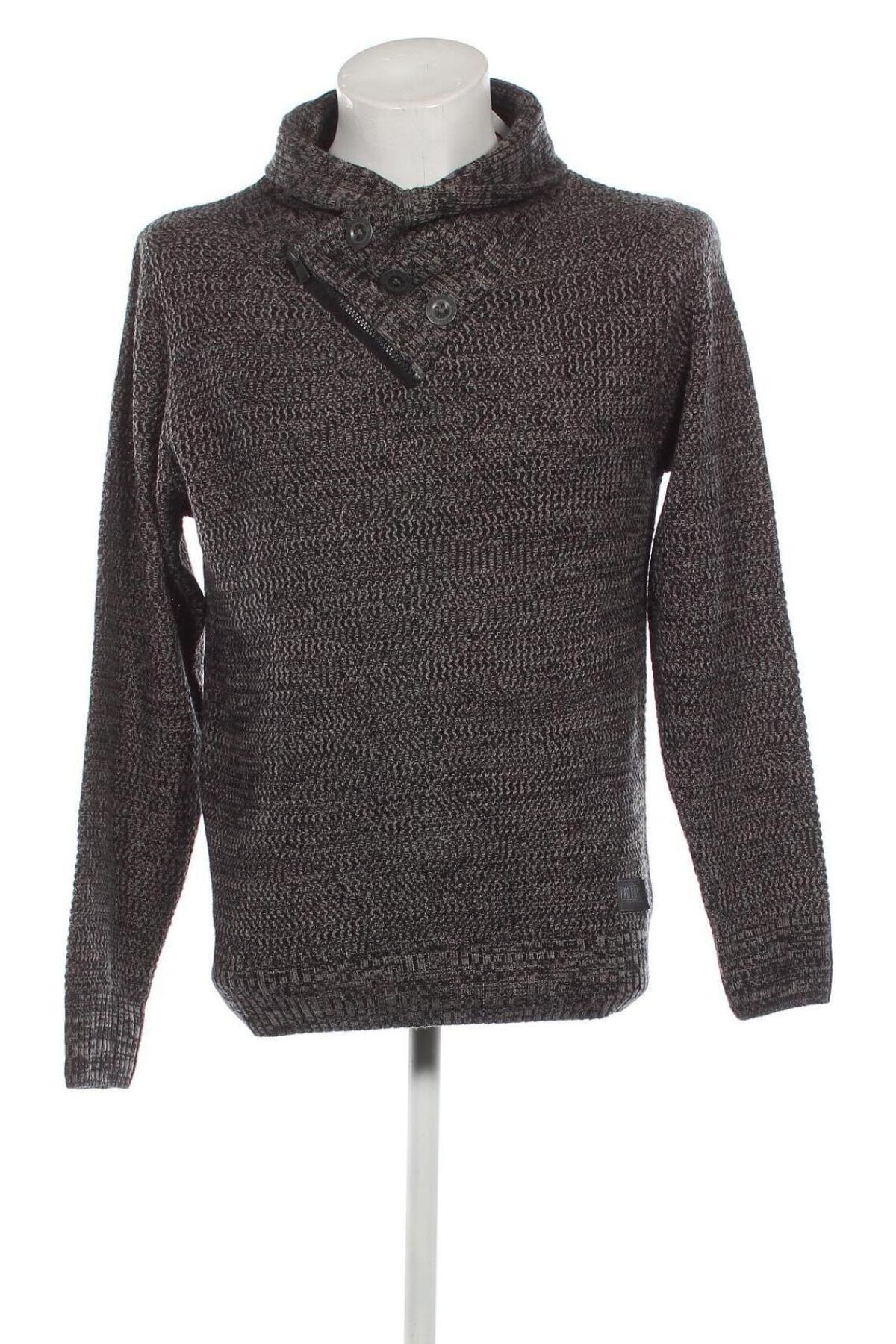 Мъжки пуловер Jean Pascale, Размер L, Цвят Сив, Цена 14,50 лв.