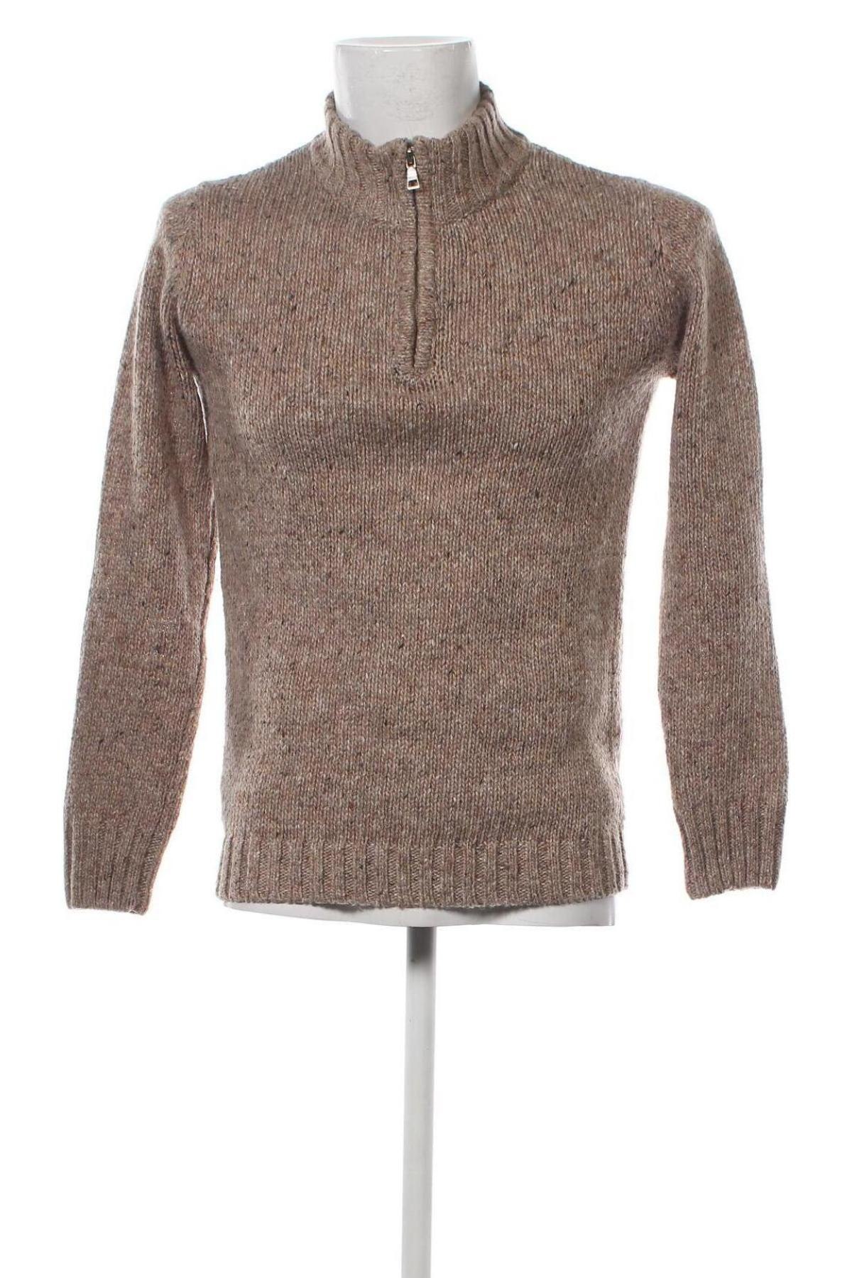 Мъжки пуловер Key Largo, Размер S, Цвят Кафяв, Цена 32,40 лв.